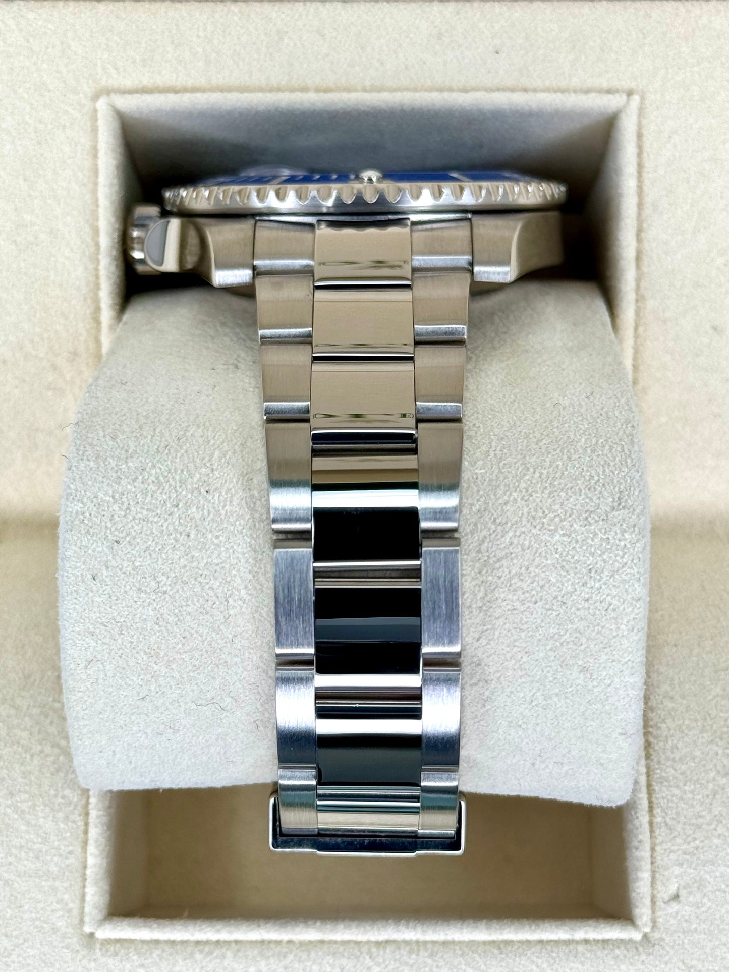 2017 Rolex Submariner Date "Smurf" 40mm 116619LB White Gold Blue Dial - MyWatchLLC