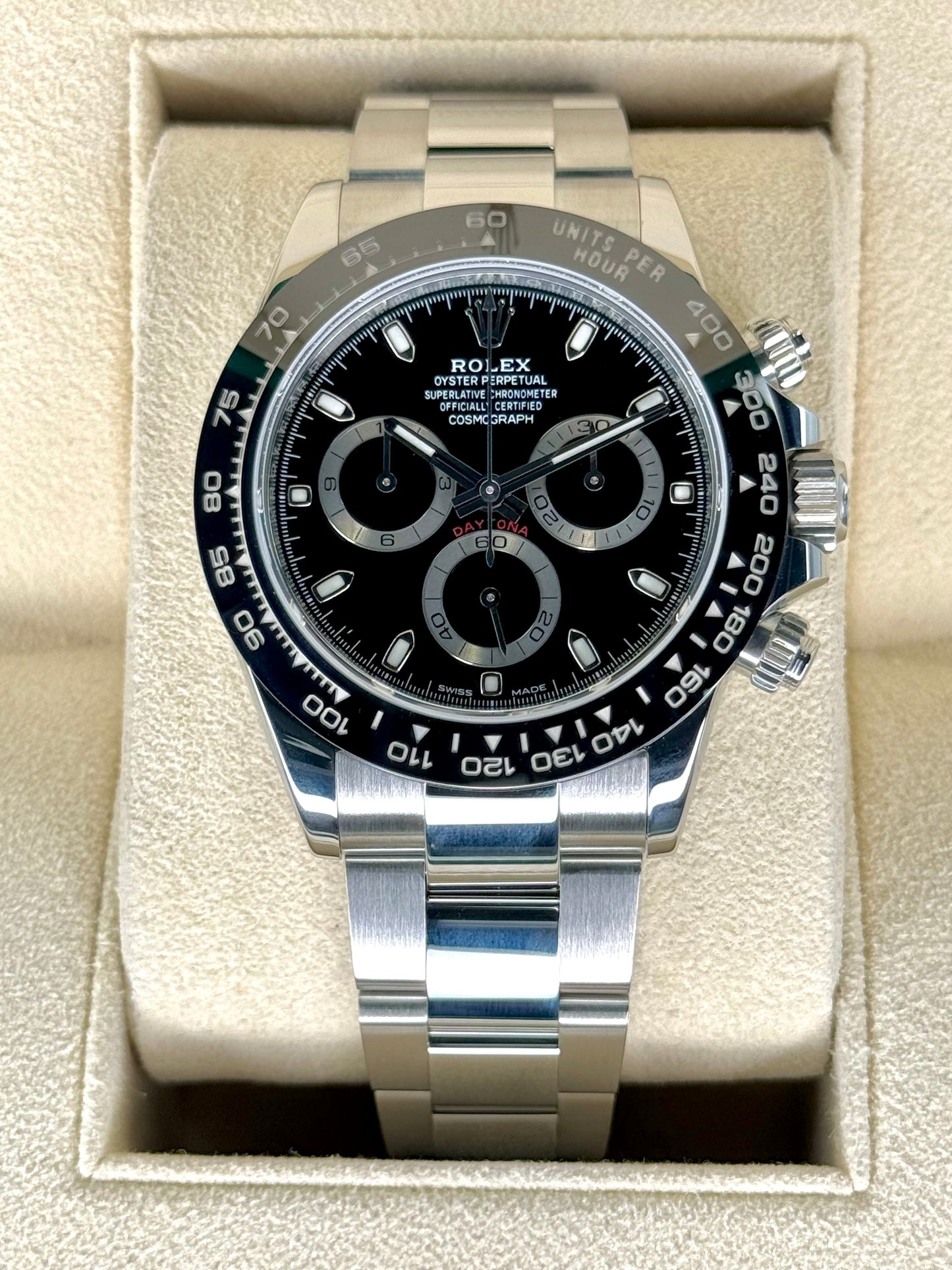 2021 Rolex Daytona 40mm 116500LN Stainless Steel Black Dial - MyWatchLLC