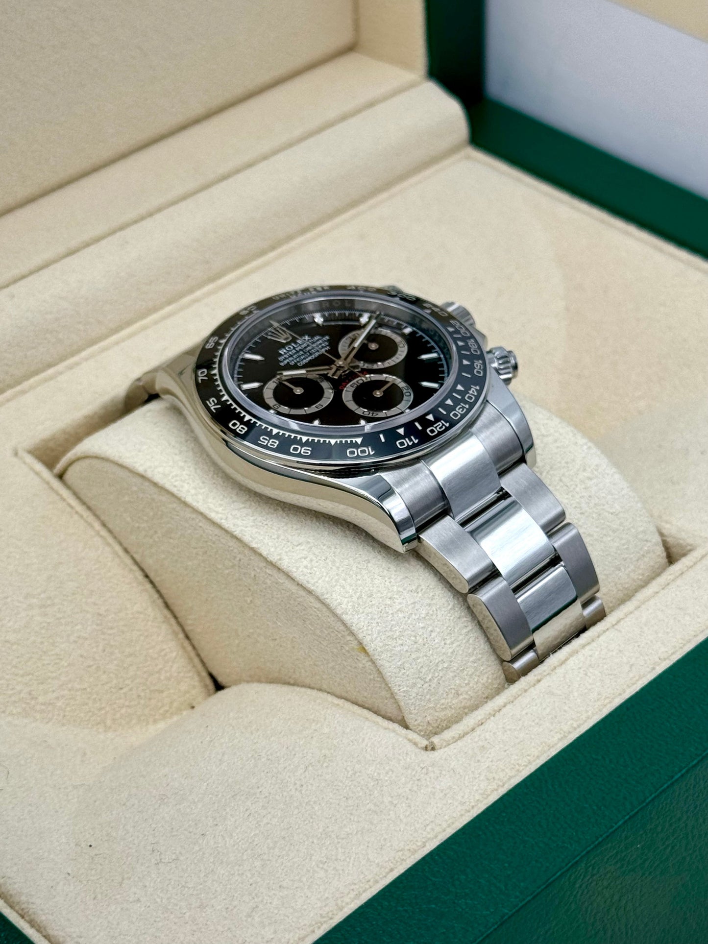 2024 Rolex Daytona 40mm 126500LN Stainless Steel Black Dial - MyWatchLLC