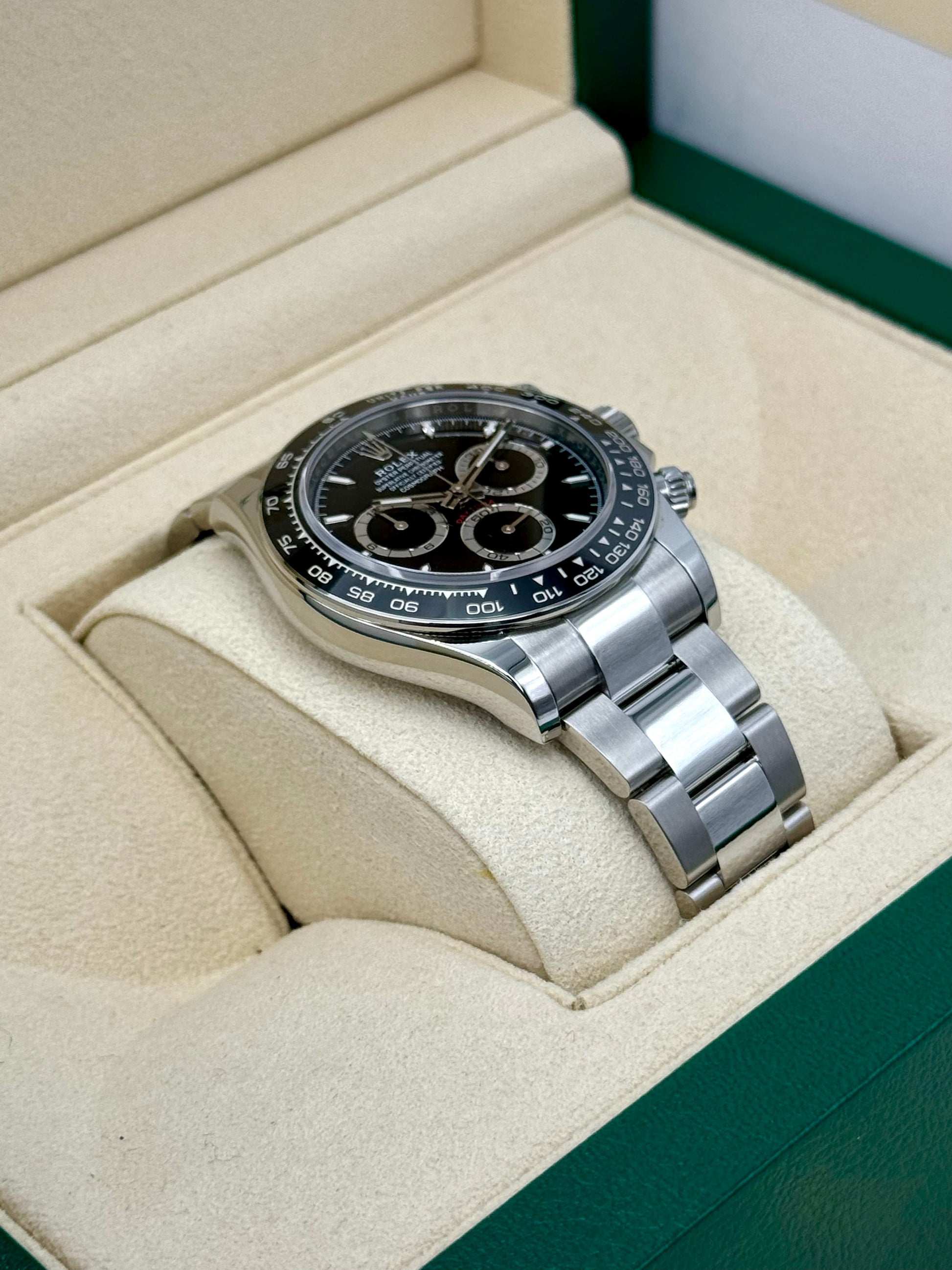 2024 Rolex Daytona 40mm 126500LN Stainless Steel Black Dial - MyWatchLLC
