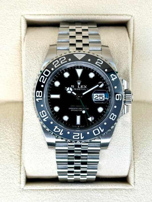 NEW 2024 Rolex GMT-Master II "Bruce Wayne" 40mm 126710GRNR Jubilee - MyWatchLLC