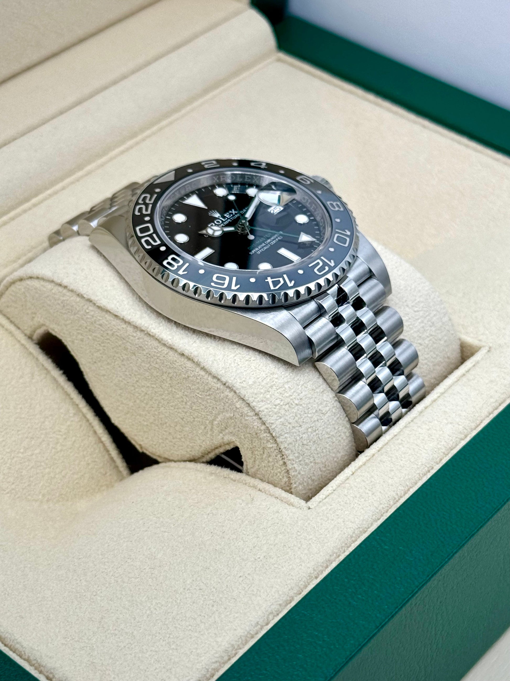 NEW 2024 Rolex GMT-Master II "Bruce Wayne" 40mm 126710GRNR Jubilee - MyWatchLLC