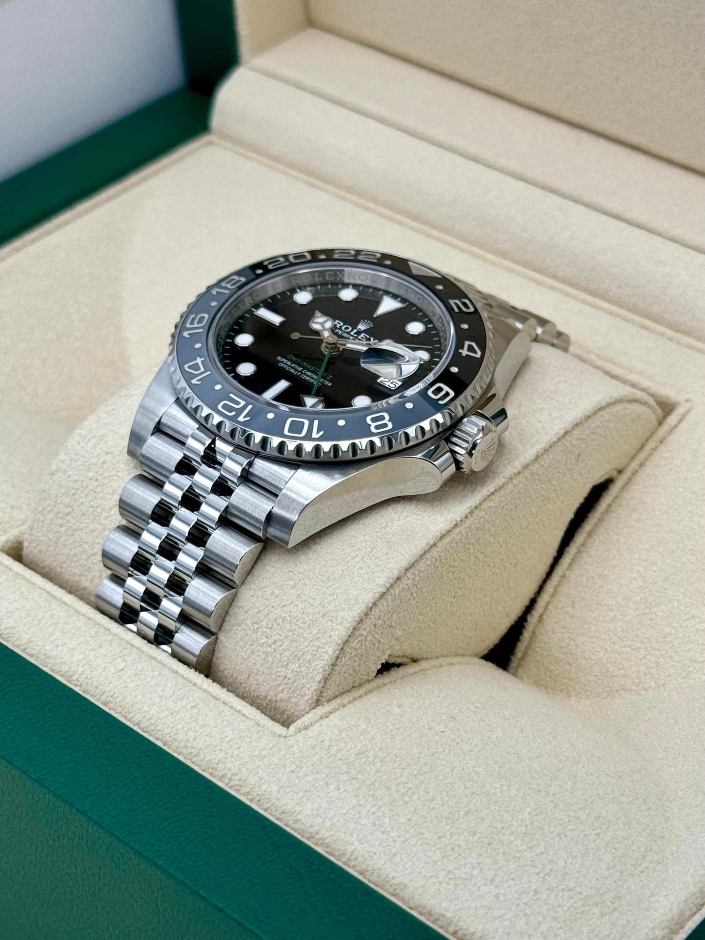 NEW 2024 Rolex GMT-Master II "Bruce Wayne" 40mm 126710GRNR Jubilee - MyWatchLLC