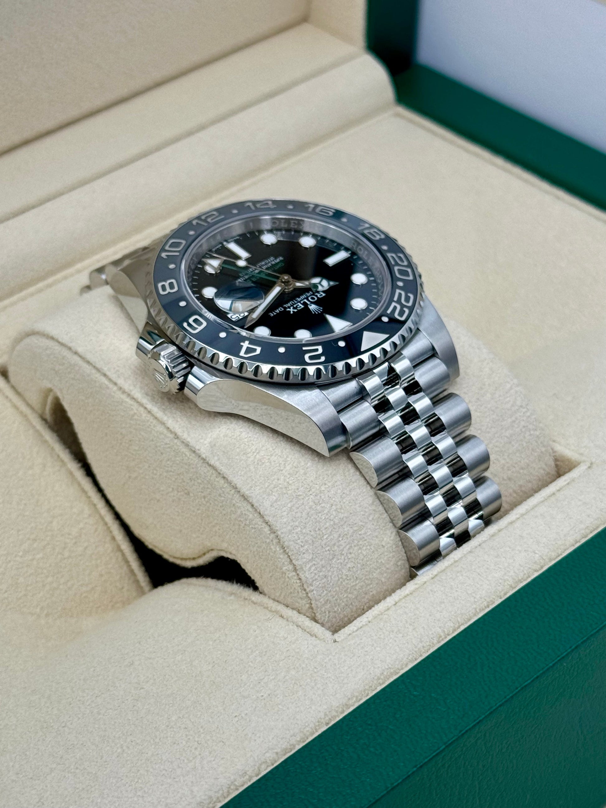 NEW 2024 Rolex GMT-Master II "Bruce Wayne" 40mm 126710GRNR Jubilee - MyWatchLLC