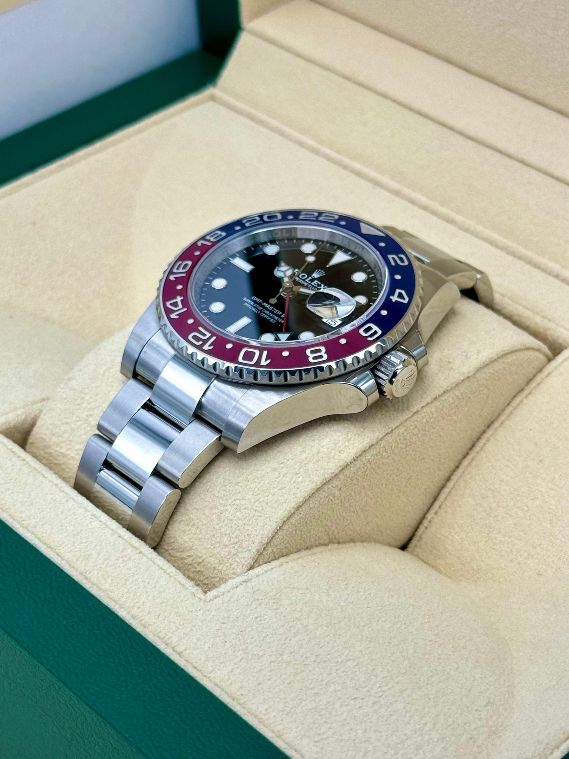 2022 Rolex GMT-Master II "Pepsi" 40mm 126710BLRO Oyster - MyWatchLLC
