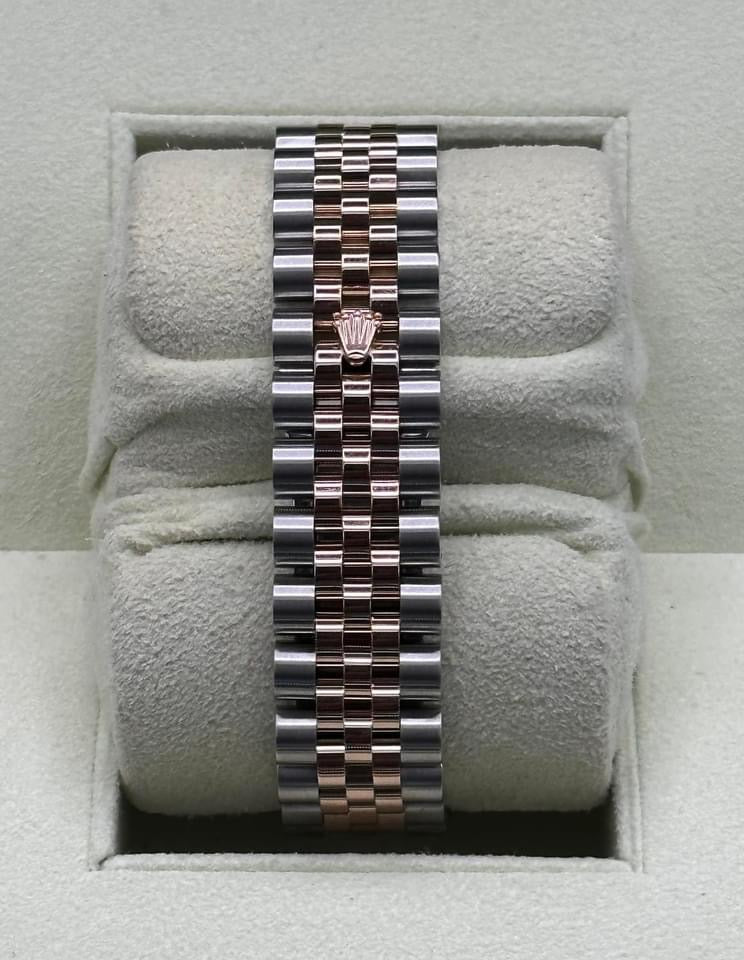 2010 Rolex Datejust 36mm 116231 Two-Tone Rose Gold Pink Diamond Dial - MyWatchLLC