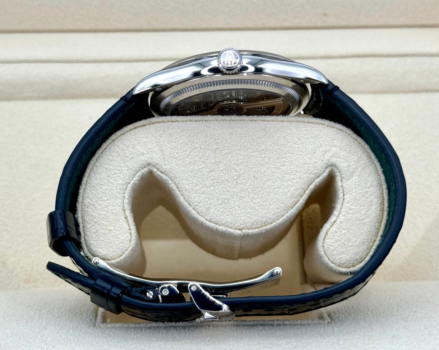 NEW 2024 Rolex Perpetual 1908 39mm 52509 White Gold Black Dial - MyWatchLLC