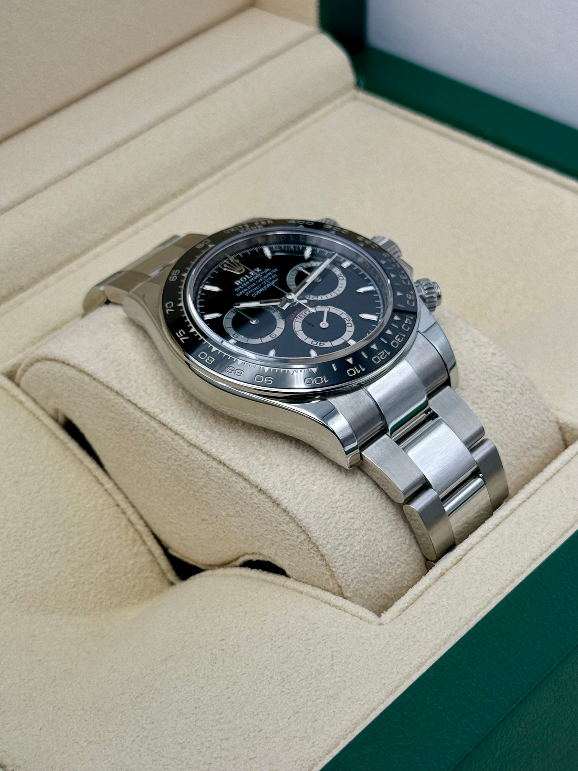 2024 Rolex Daytona 40mm 126500LN Stainless Steel Black Dial - MyWatchLLC