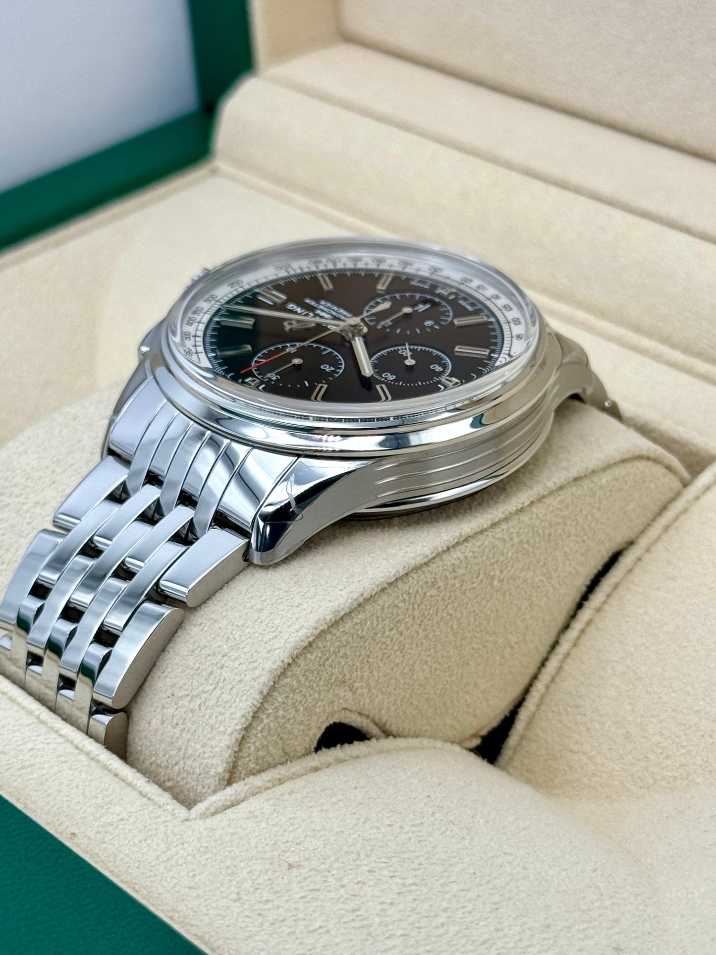 2023 Breitling Premier Chronograph 42mm A13315351B1A1 Steel Black Dial - MyWatchLLC