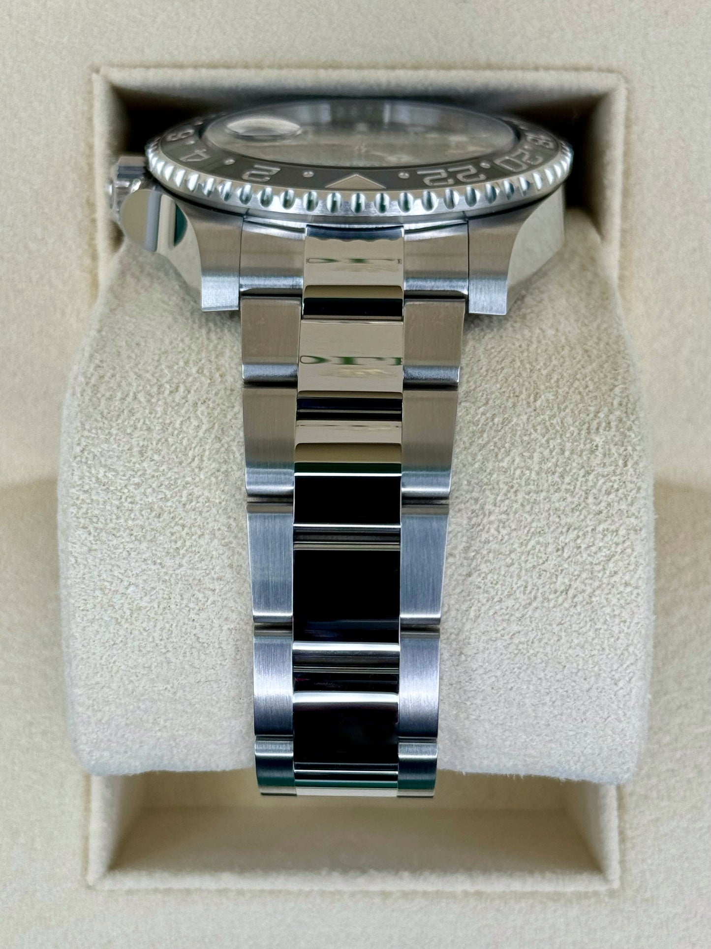 NEW 2022 Rolex GMT-Master II 40mm 116710LN Stainless Steel Black Dial - MyWatchLLC