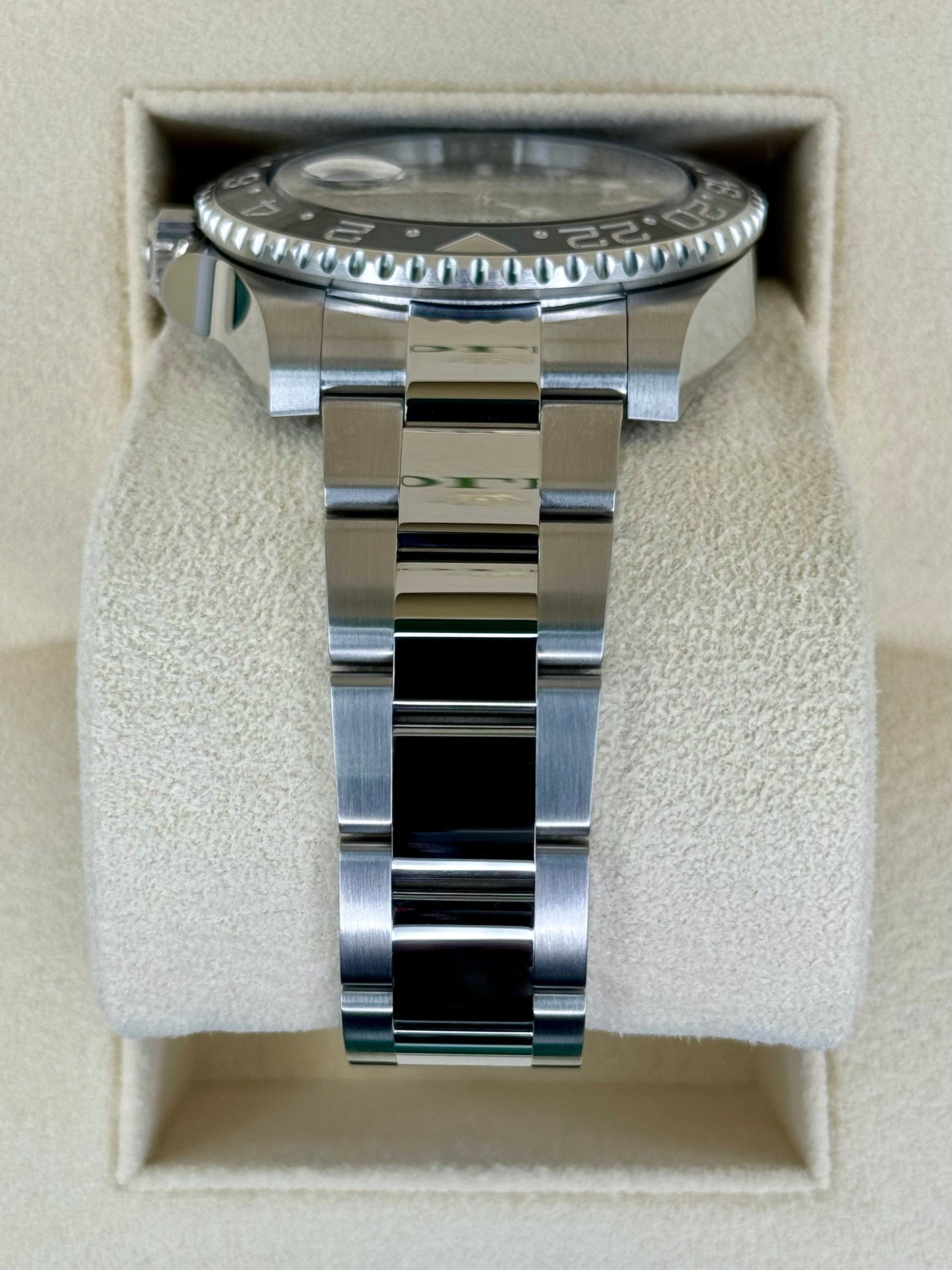 NEW 2022 Rolex GMT-Master II 40mm 116710LN Stainless Steel Black Dial - MyWatchLLC