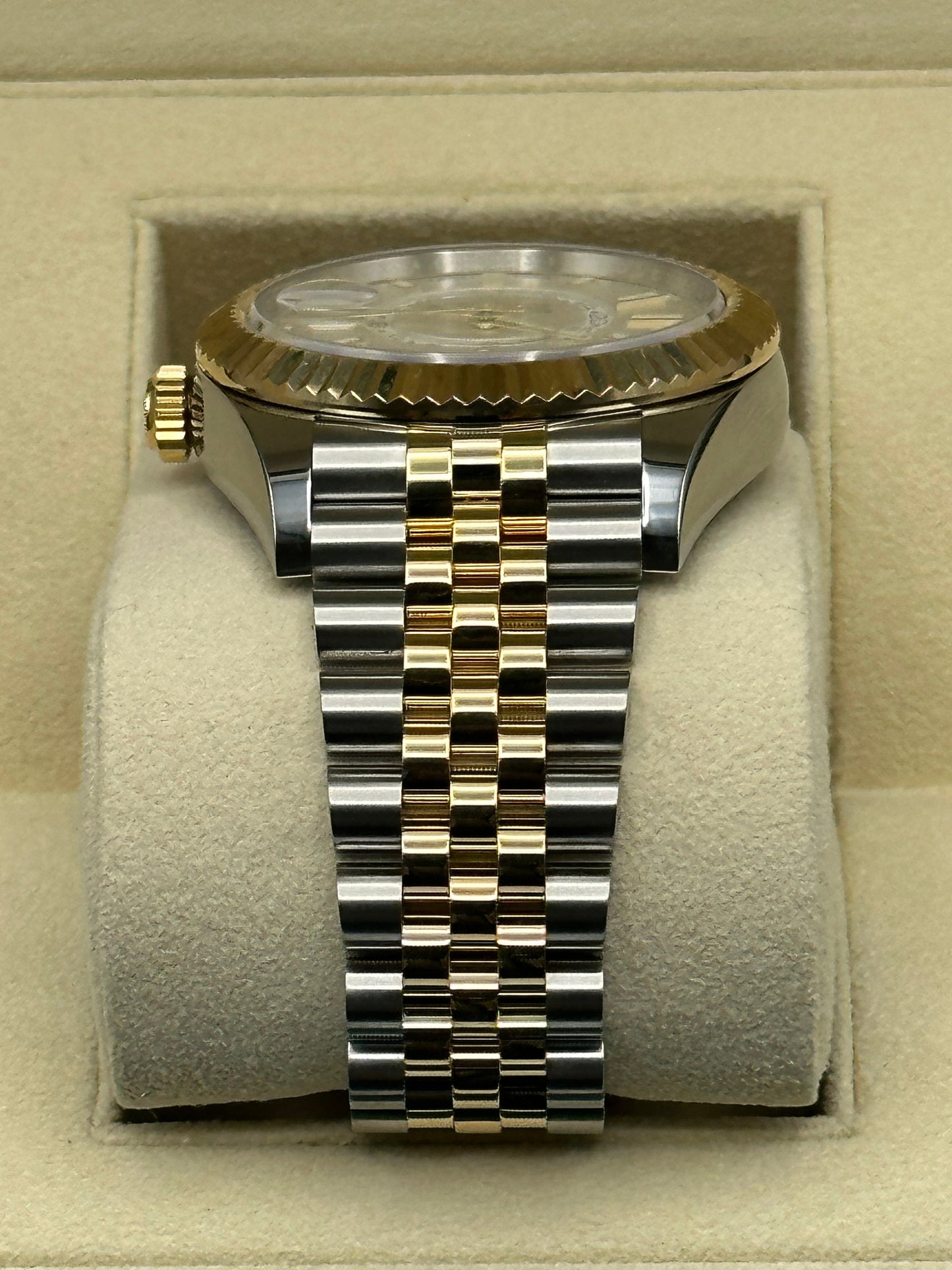 2023 Rolex Sky-Dweller 326933 Two-Tone Jubilee White Stick Dial - MyWatchLLC