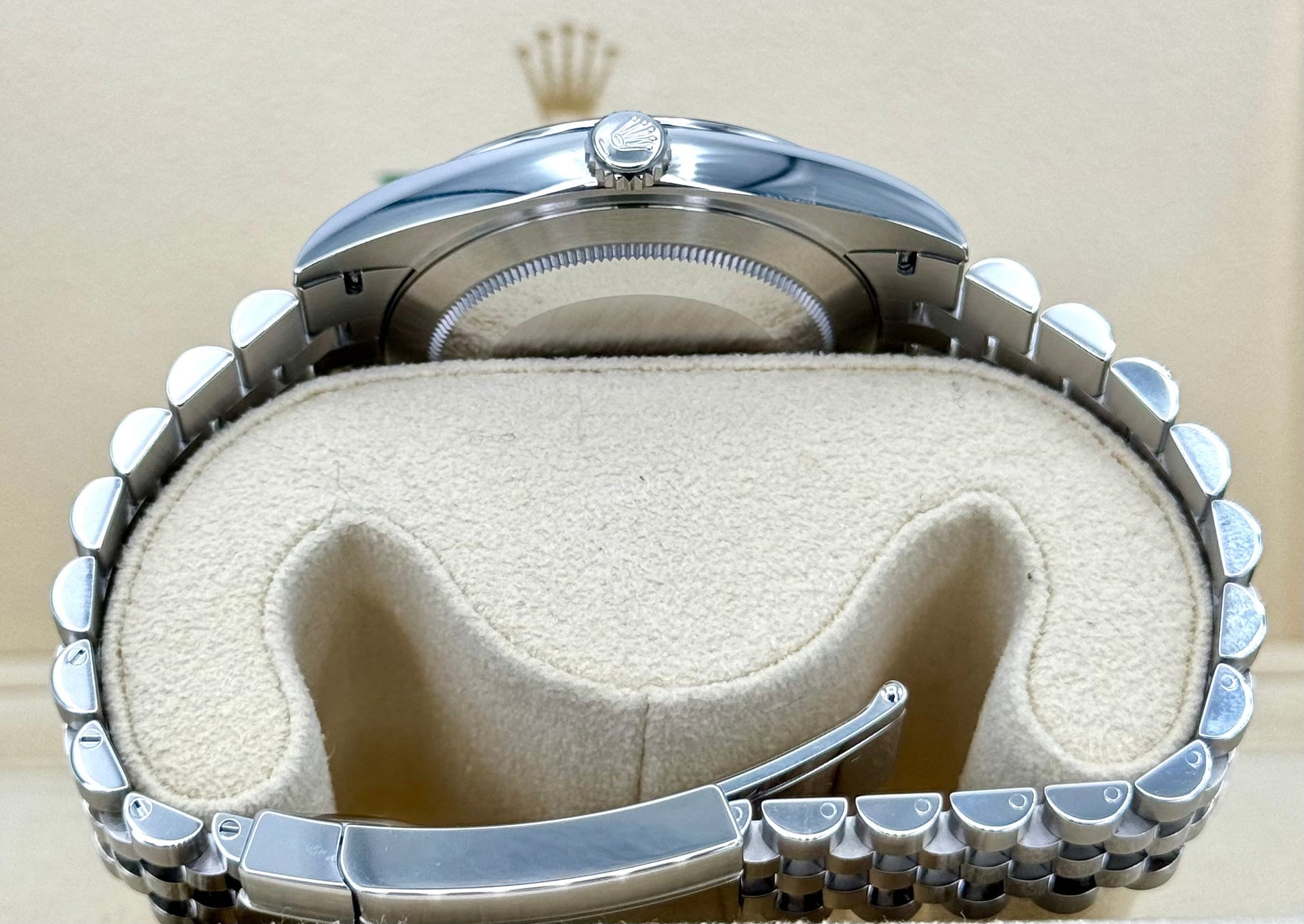 NEW 2024 Rolex Datejust 41mm 126300 Jubilee Green Motif Dial - MyWatchLLC