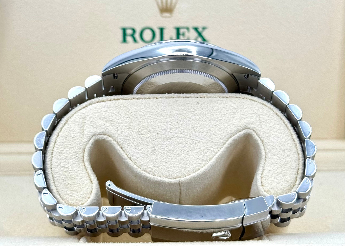 NEW 2024 Rolex Datejust 41mm 126300 Jubilee Green Motif Dial - MyWatchLLC