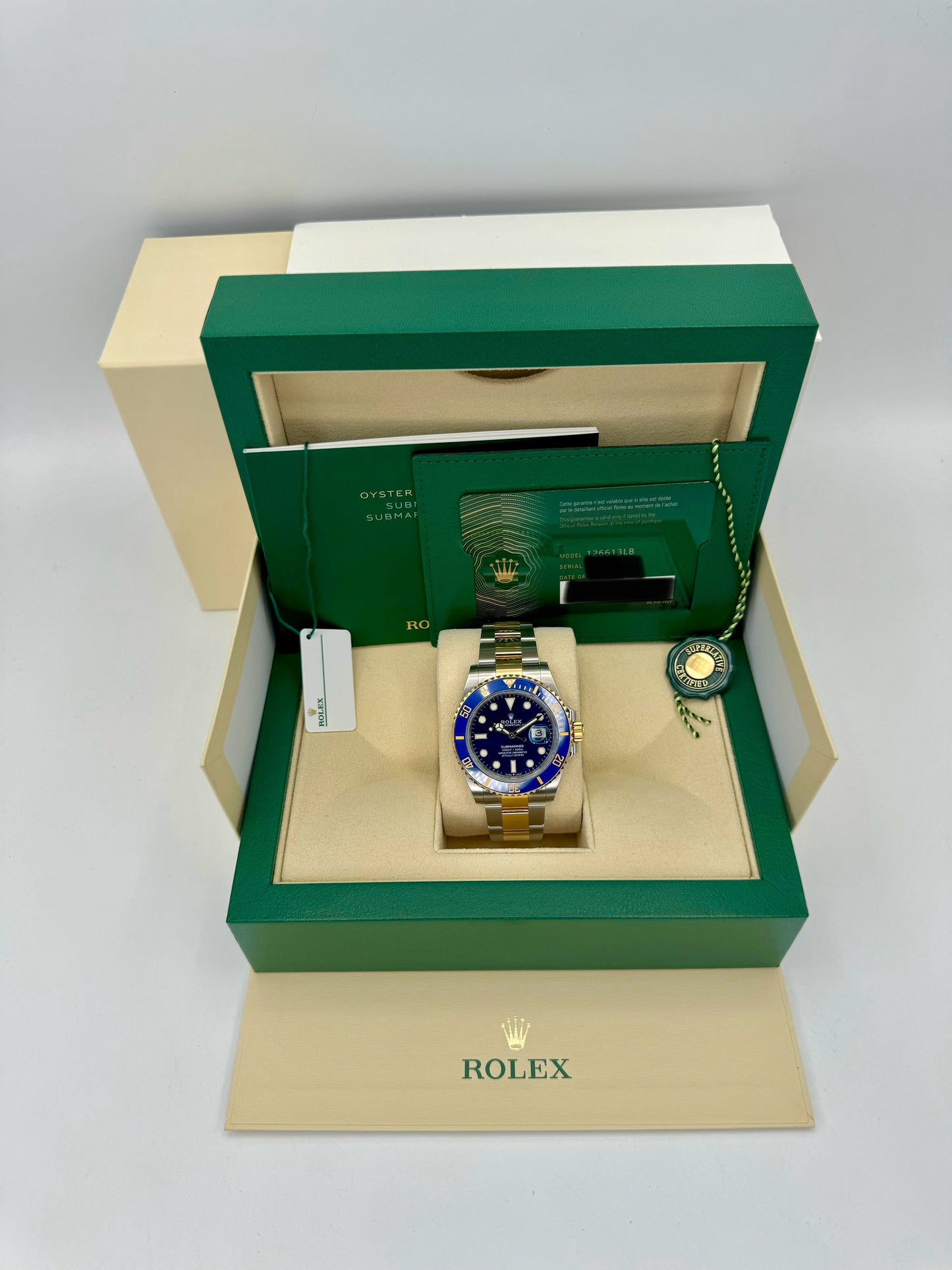 NEW 2024 Rolex Submariner Date "Bluesy" 40mm 126613LB Blue Dial - MyWatchLLC