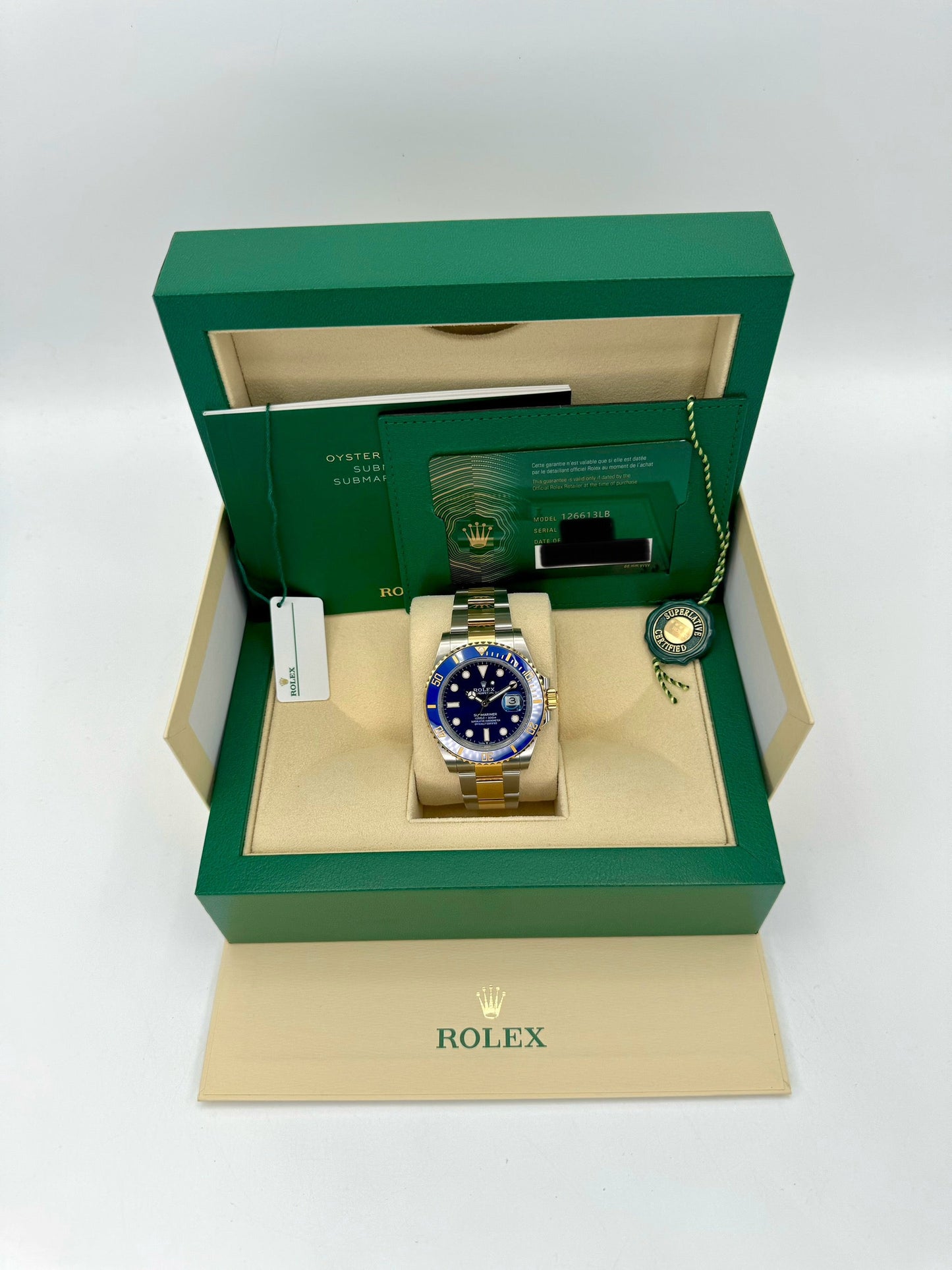 NEW 2024 Rolex Submariner Date "Bluesy" 40mm 126613LB Blue Dial - MyWatchLLC