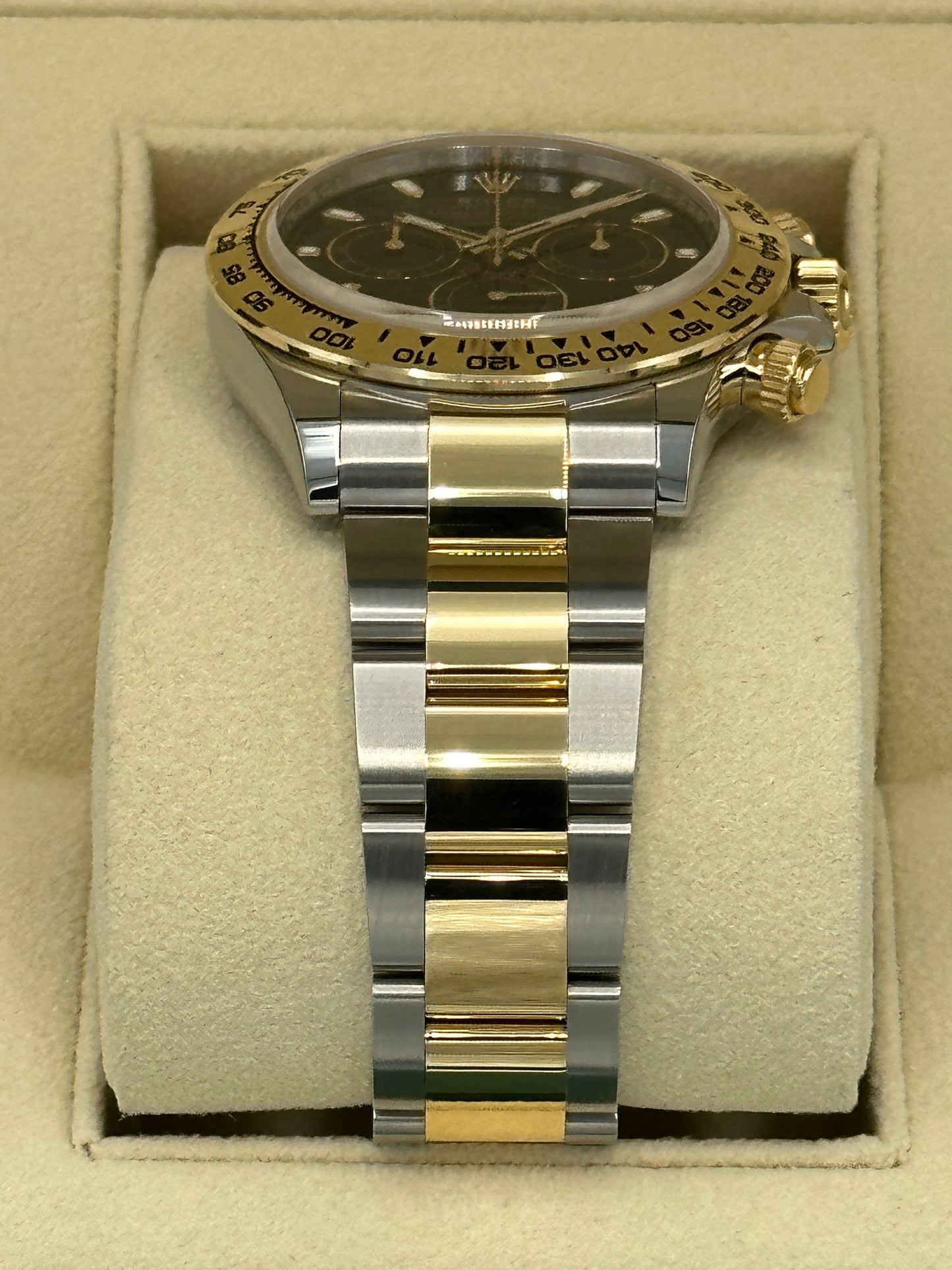 2022 Rolex Daytona 116503 Two-Tone Stainless Steel/Gold Black Dial - MyWatchLLC