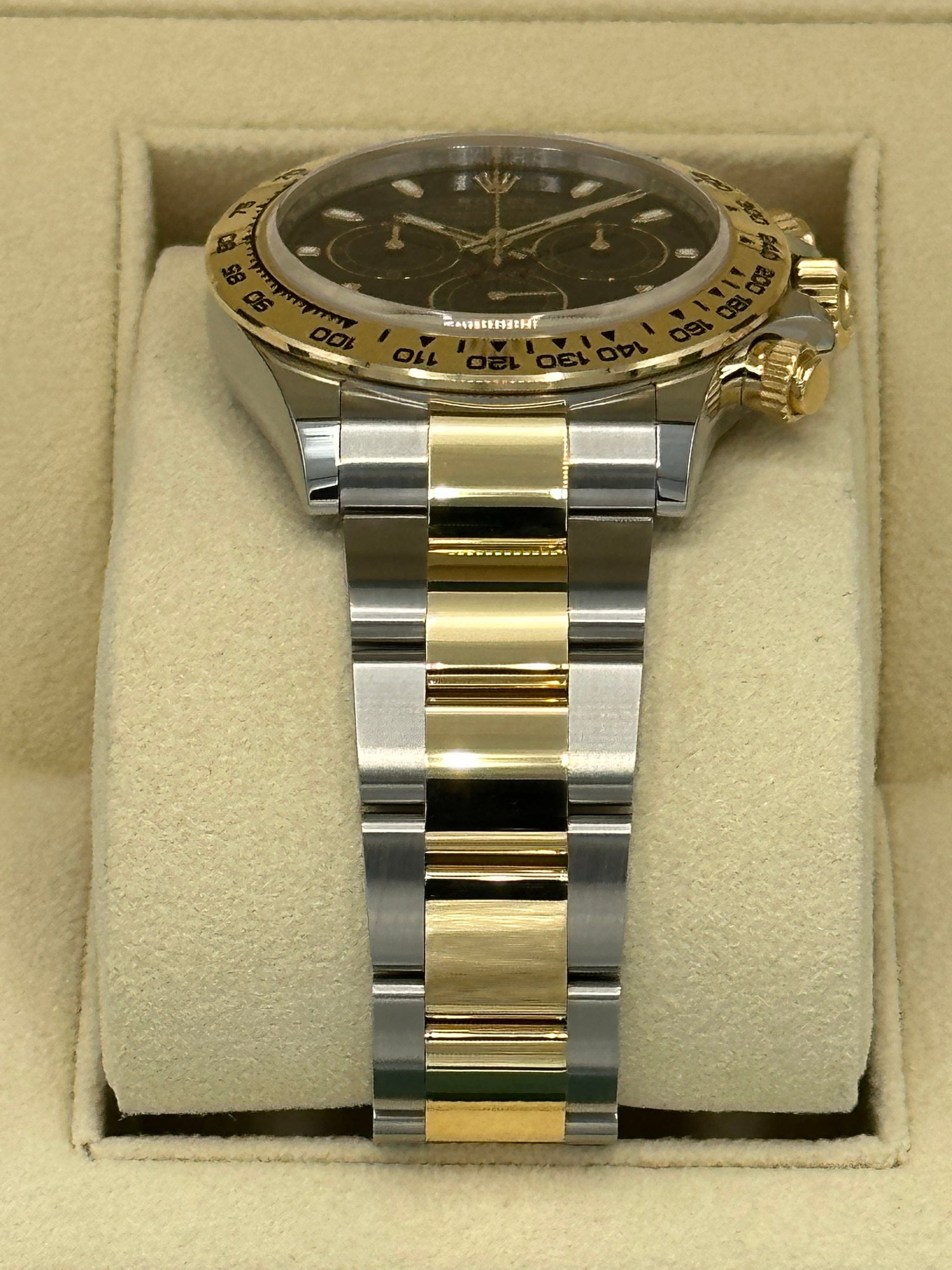 2022 Rolex Daytona 116503 Two-Tone Stainless Steel/Gold Black Dial - MyWatchLLC