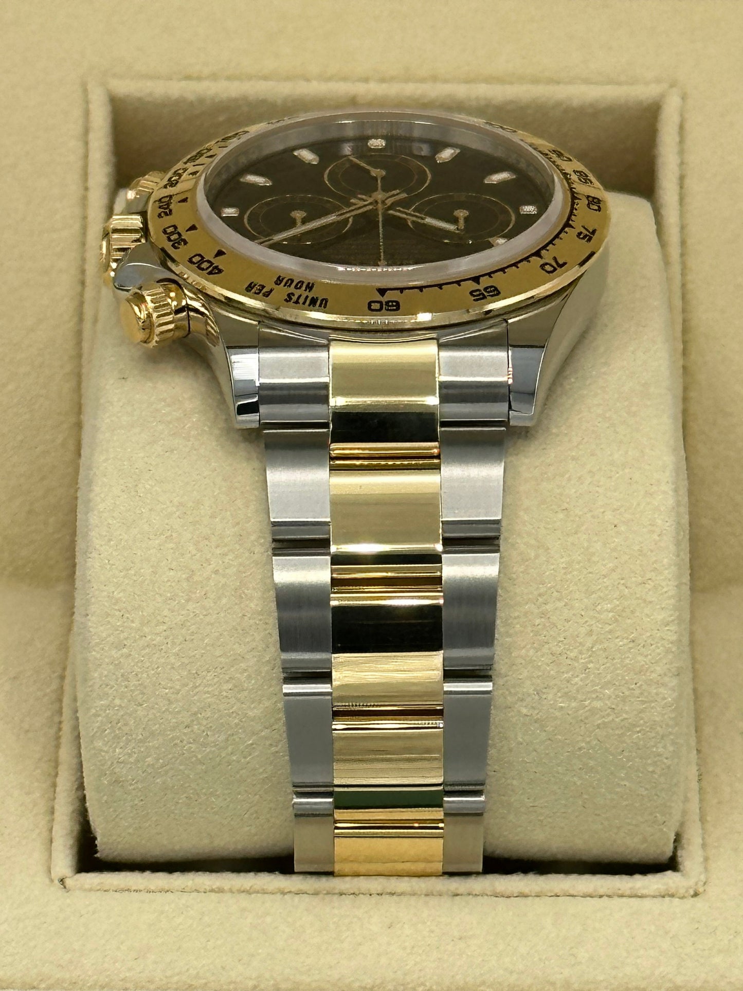 2022 Rolex Daytona 116503 Two-Tone Stainless Steel/Gold Black Dial - MyWatchLLC