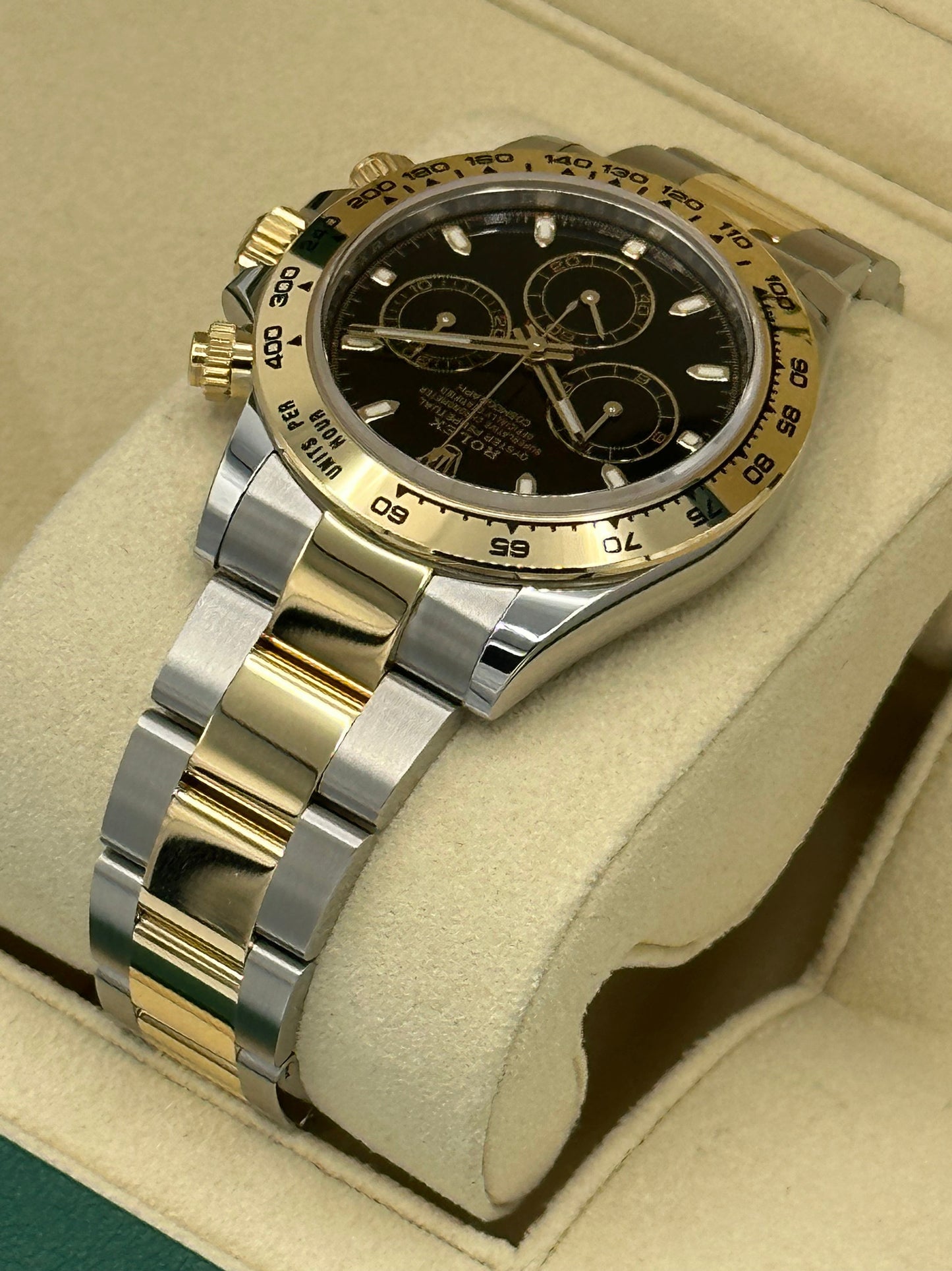 2022 Rolex Daytona 116503 Two-Tone Stainless Steel/Gold Black Dial - MyWatchLLC