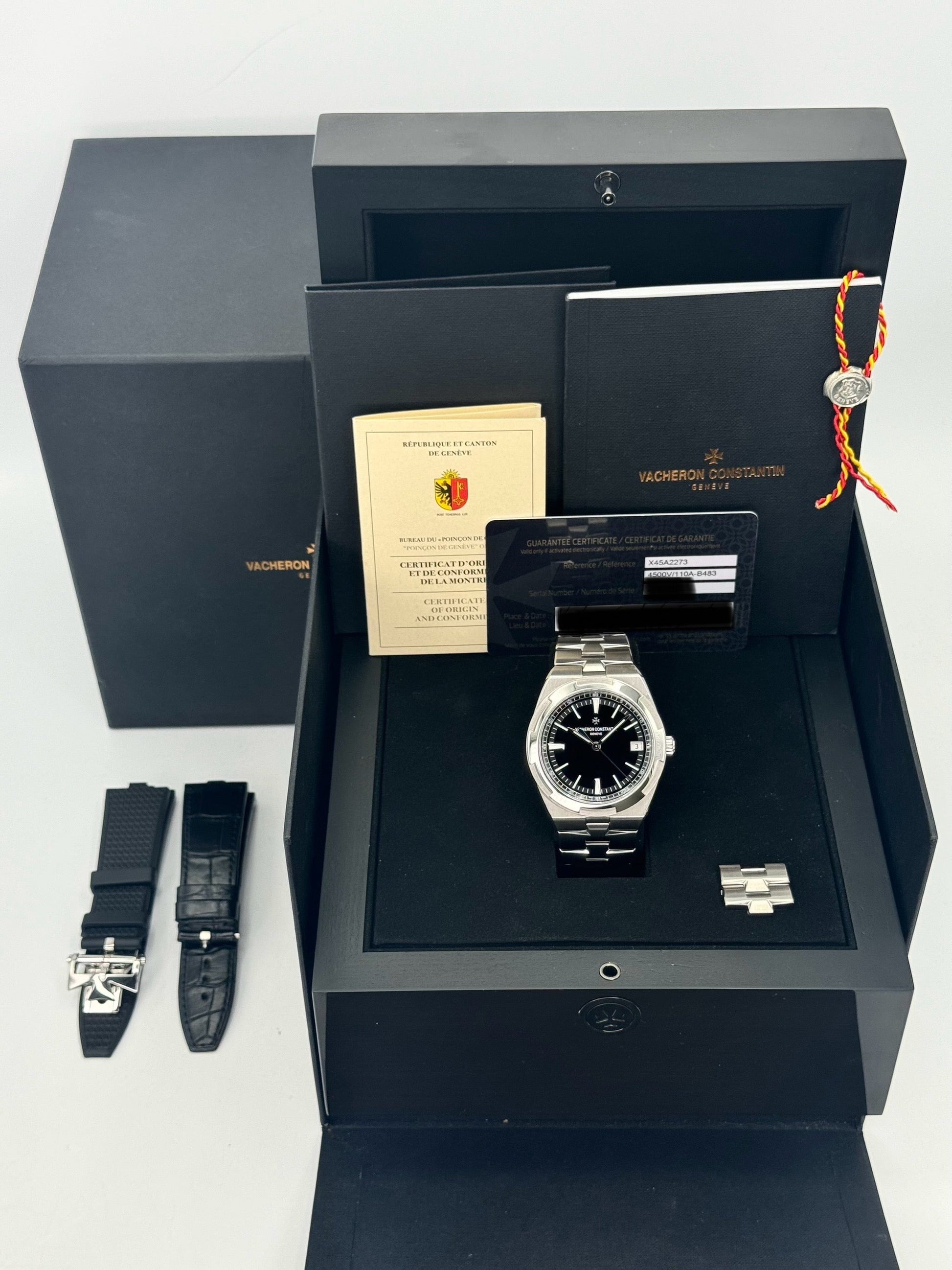 2021 Vacheron Constantin Overseas 41mm 4500V Stainless Black Dial - MyWatchLLC