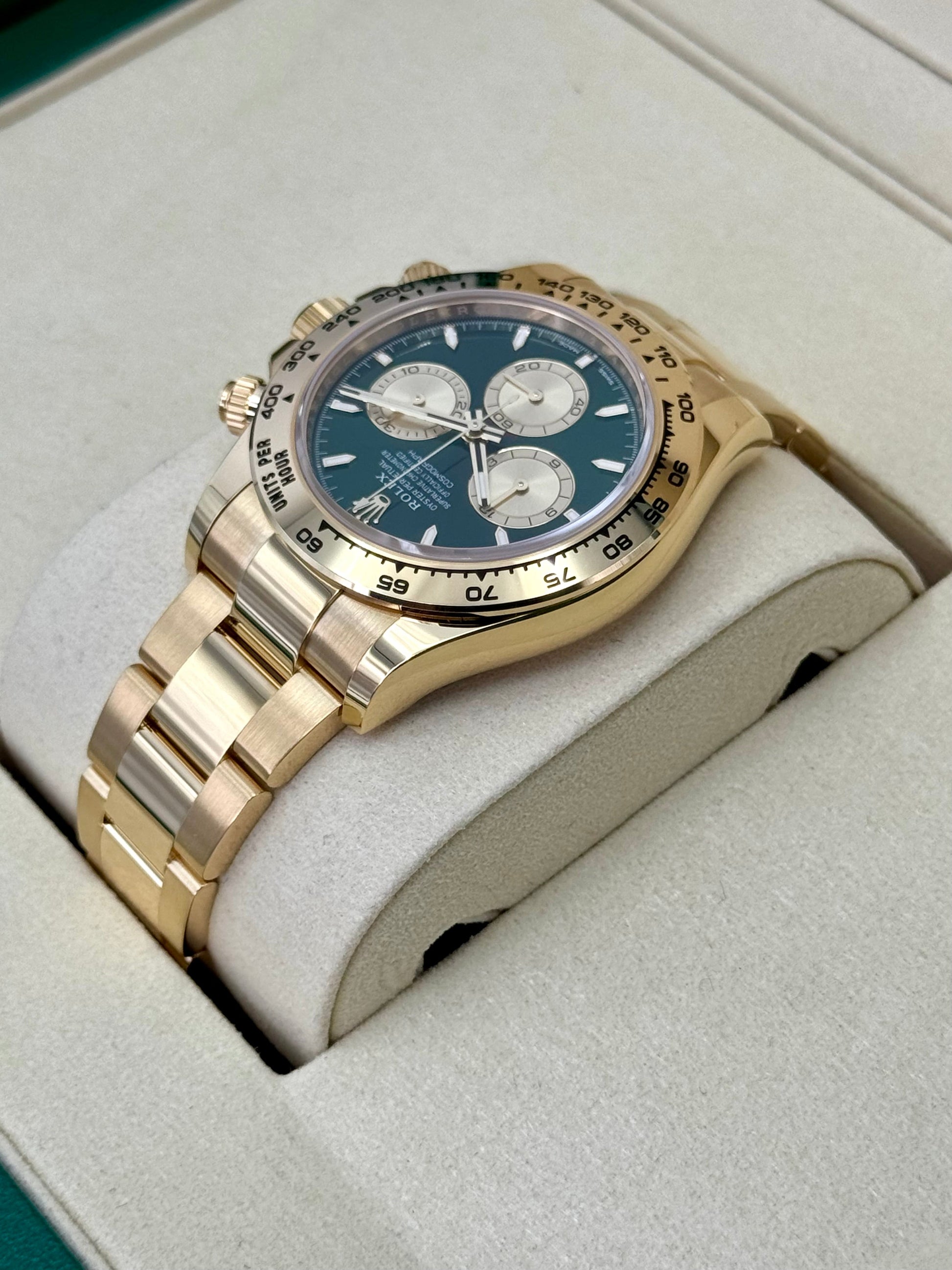 NEW 2025 Rolex Daytona "John Mayer" 40mm 126508 Yellow Gold Green Dial - MyWatchLLC