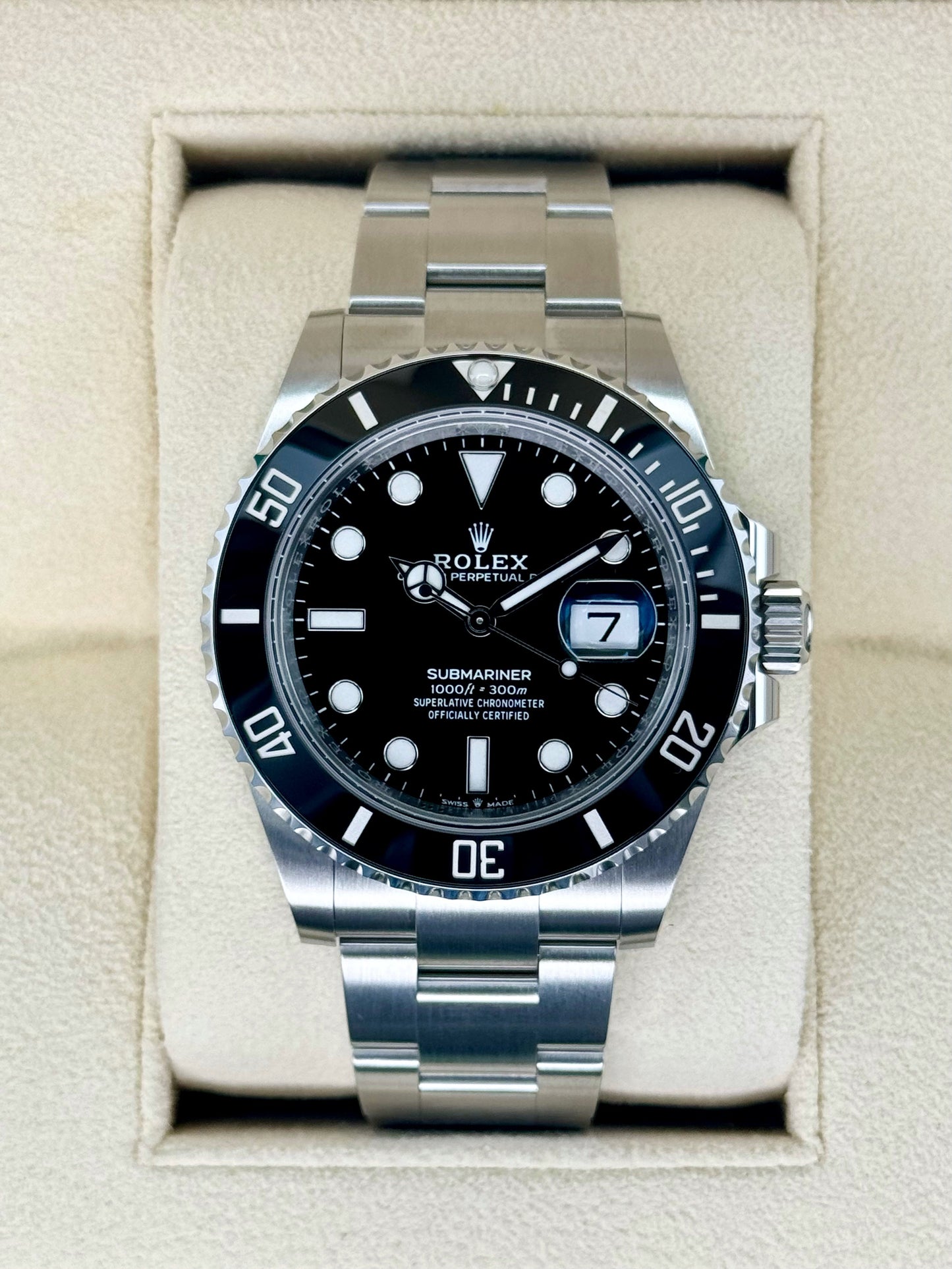 NEW 2024 Rolex Submariner 41mm 126610LN Stainless Steel Black Dial - MyWatchLLC