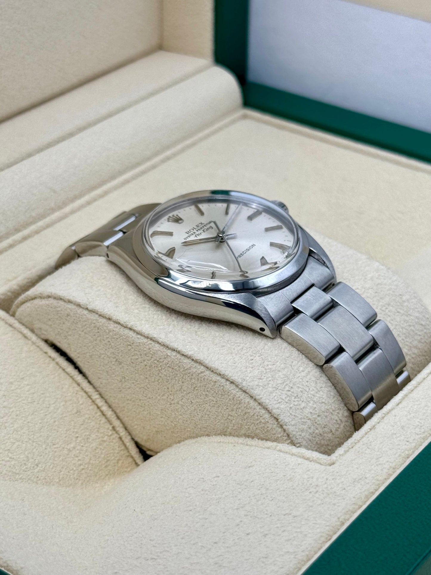 1978 Rolex Air-King 34mm 5500 Stainless Steel Oyster Silver Dial - MyWatchLLC