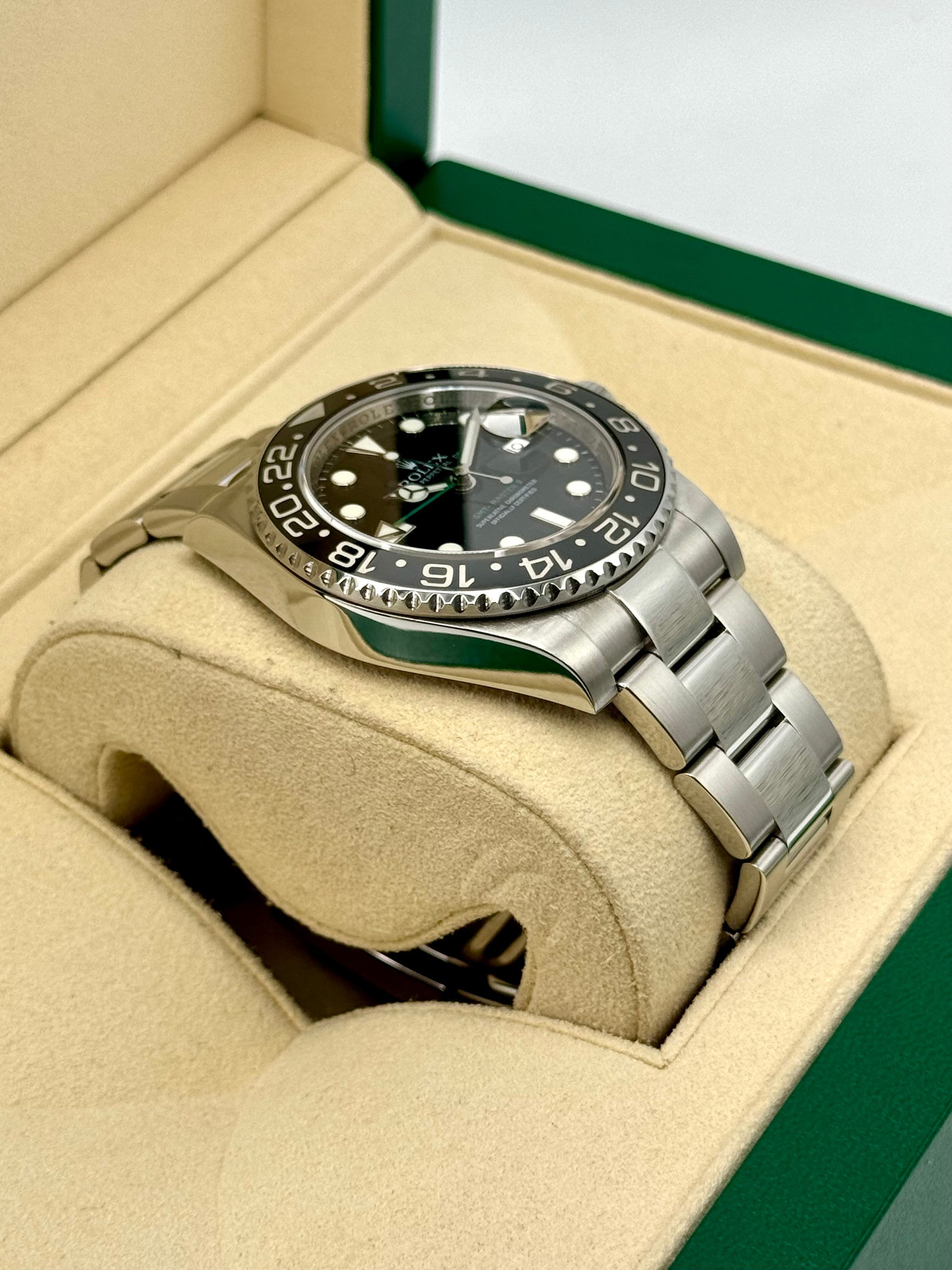 2007 Rolex GMT-Master II 40mm 116710LN Stainless Steel Black Dial - MyWatchLLC