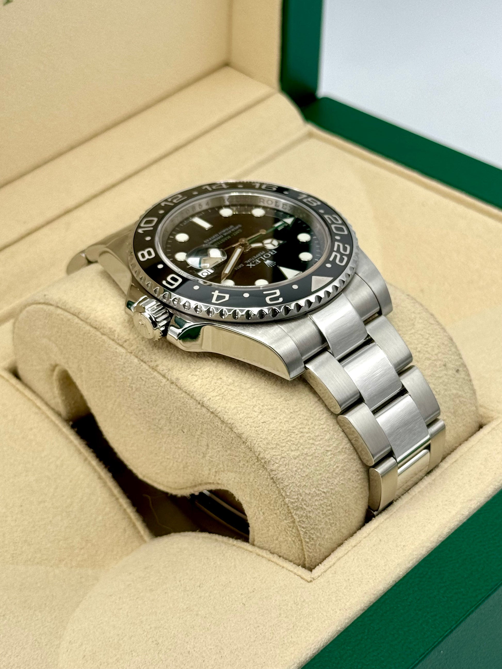 2007 Rolex GMT-Master II 40mm 116710LN Stainless Steel Black Dial - MyWatchLLC