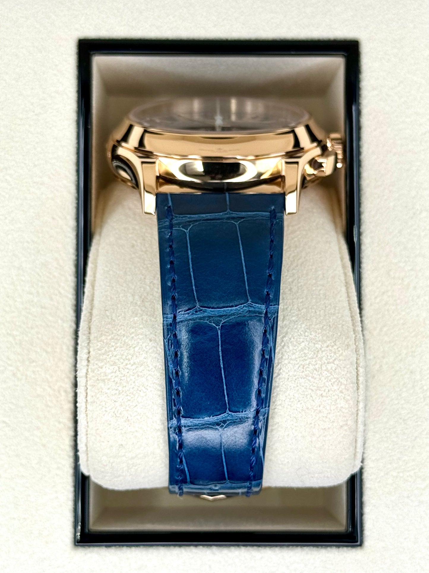 NEW 2023 Patek Philippe 5905R Flyback Chronograph Annual Calendar Blue Dial - MyWatchLLC