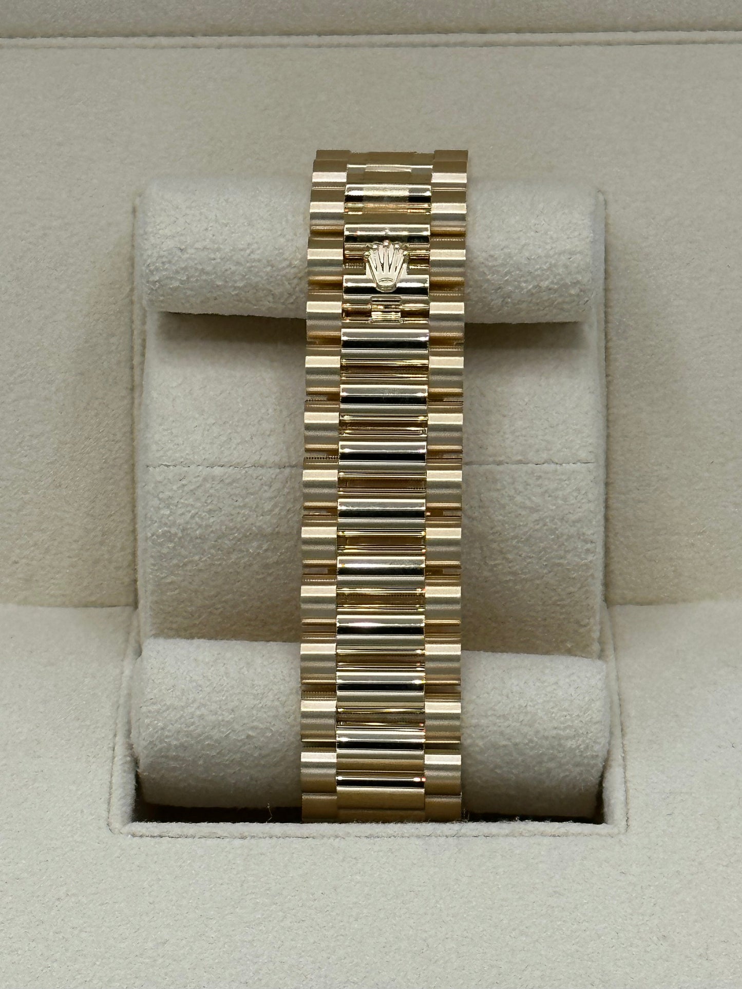 2023 Rolex Day-Date Yellow Gold Champagne Diamond Dial - MyWatchLLC