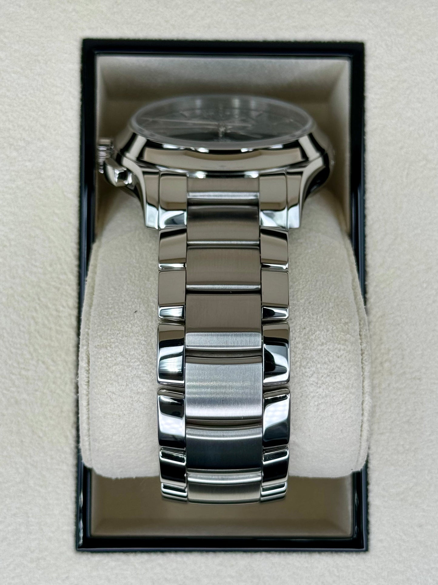 NEW 2024 Patek Philippe 5905/1A Flyback Chronograph Annual Calendar Olive Green Dial - MyWatchLLC