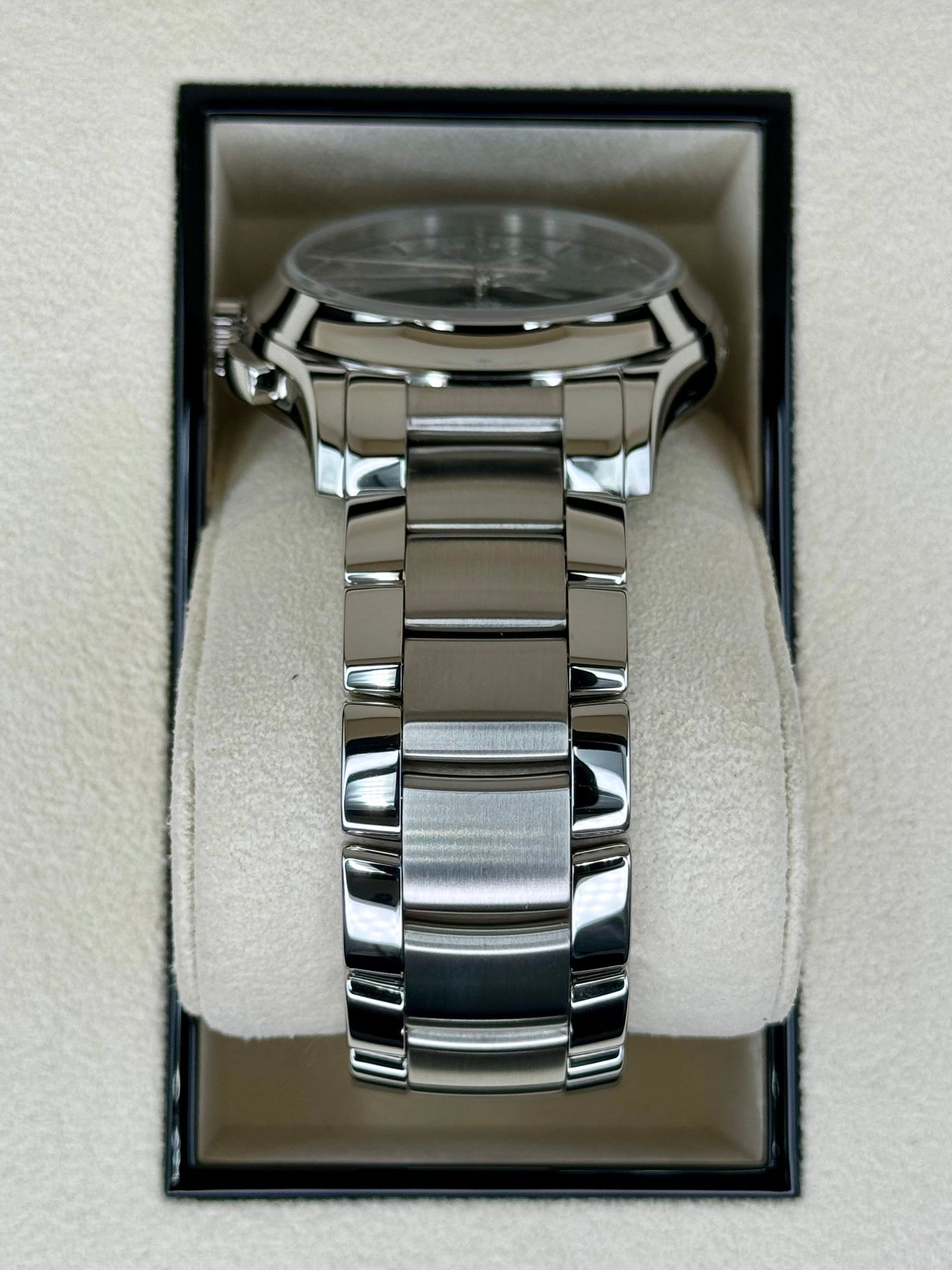 NEW 2024 Patek Philippe 5905/1A Flyback Chronograph Annual Calendar Olive Green Dial - MyWatchLLC