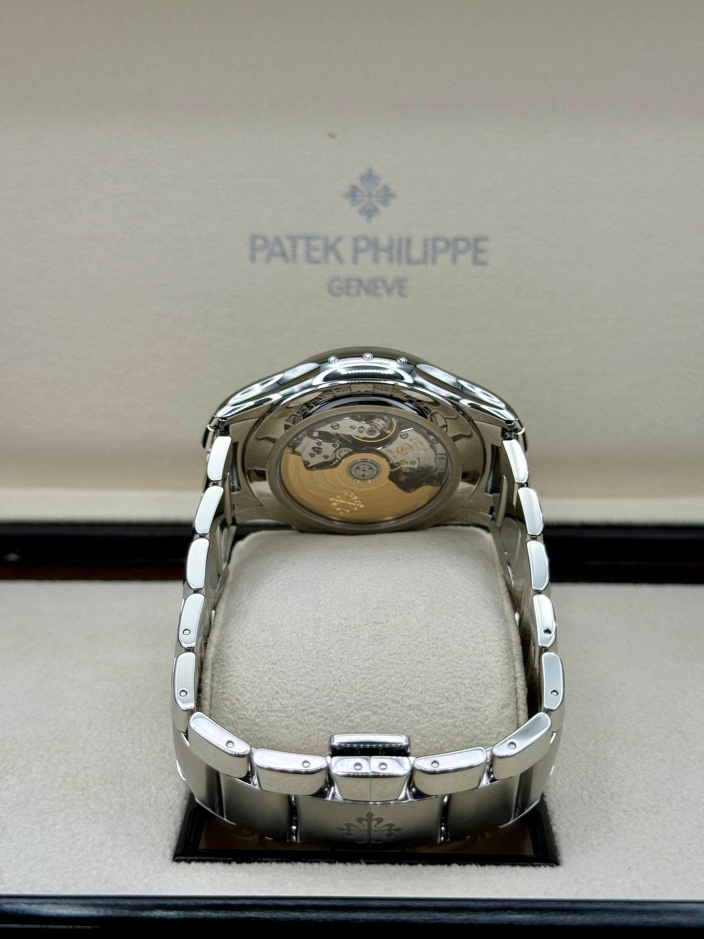 NEW 2024 Patek Philippe 5905/1A Flyback Chronograph Annual Calendar Olive Green Dial - MyWatchLLC