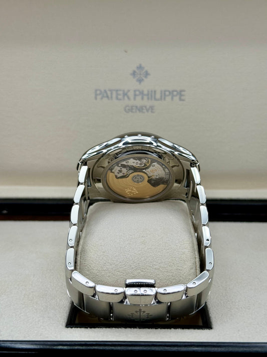 NEW 2024 Patek Philippe 5905/1A Flyback Chronograph Annual Calendar Olive Green Dial - MyWatchLLC