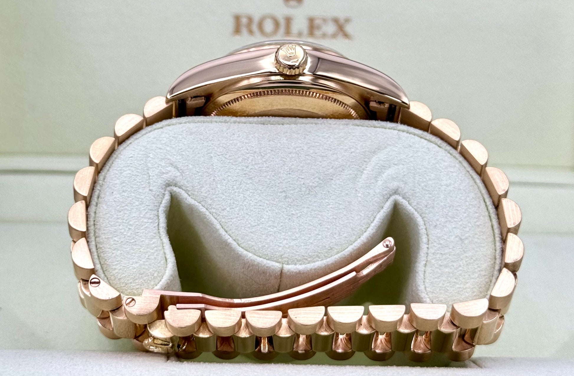 1983 Rolex Day-Date 36mm 18038 Presidential Champagne Dial - MyWatchLLC