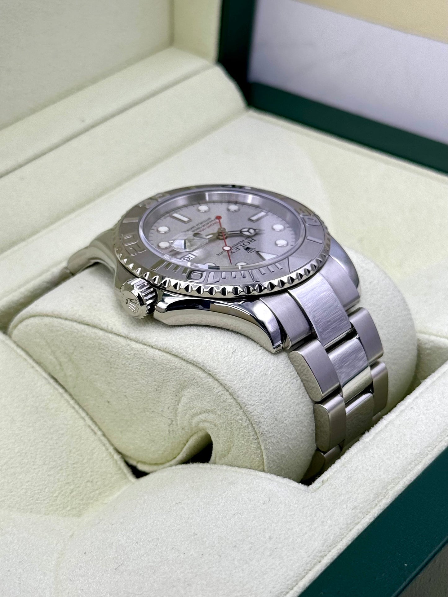 Rolex Yacht-Master 40mm 16622 Platinum Bezel and Dial - MyWatchLLC
