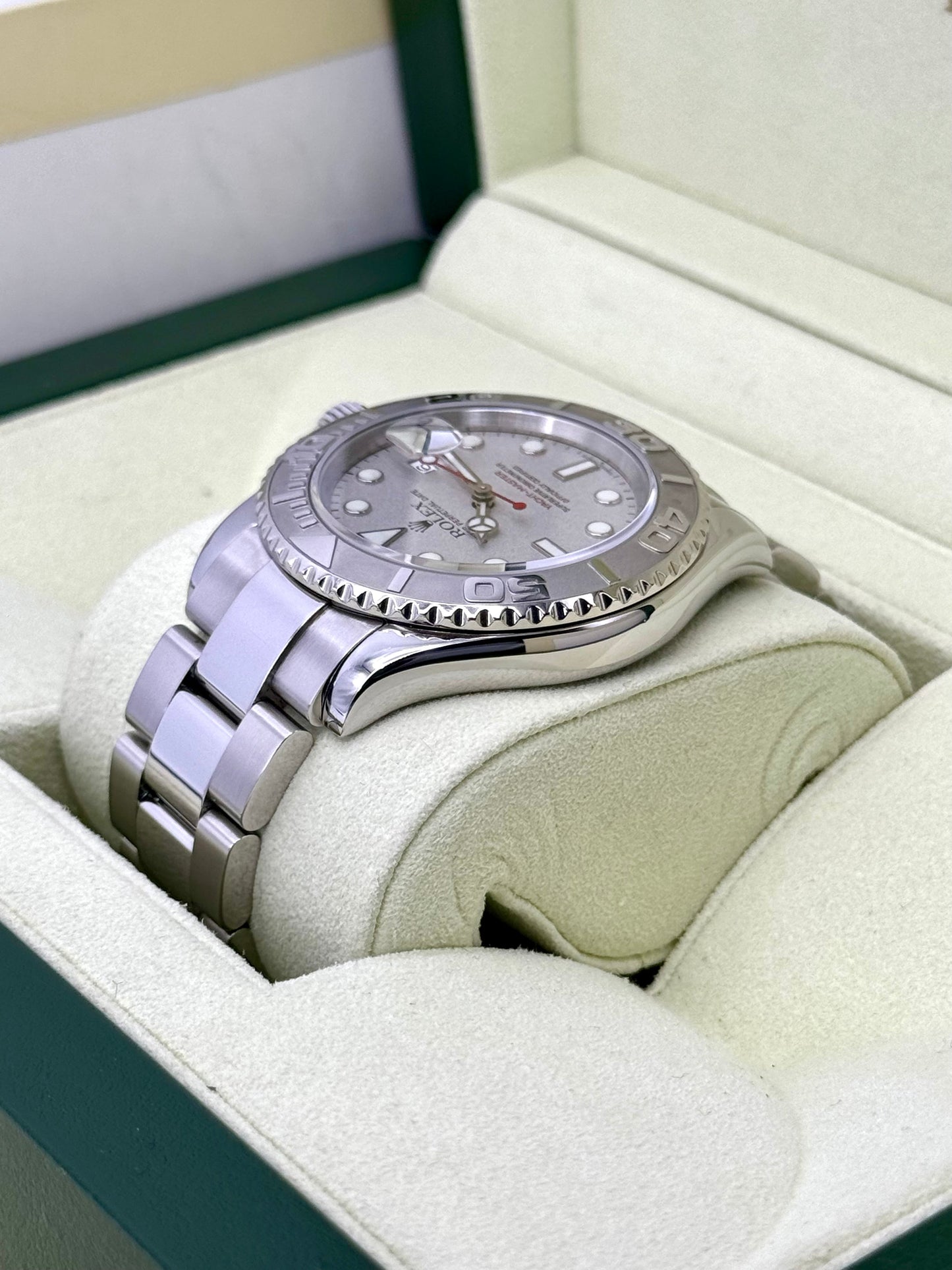 Rolex Yacht-Master 40mm 16622 Platinum Bezel and Dial - MyWatchLLC