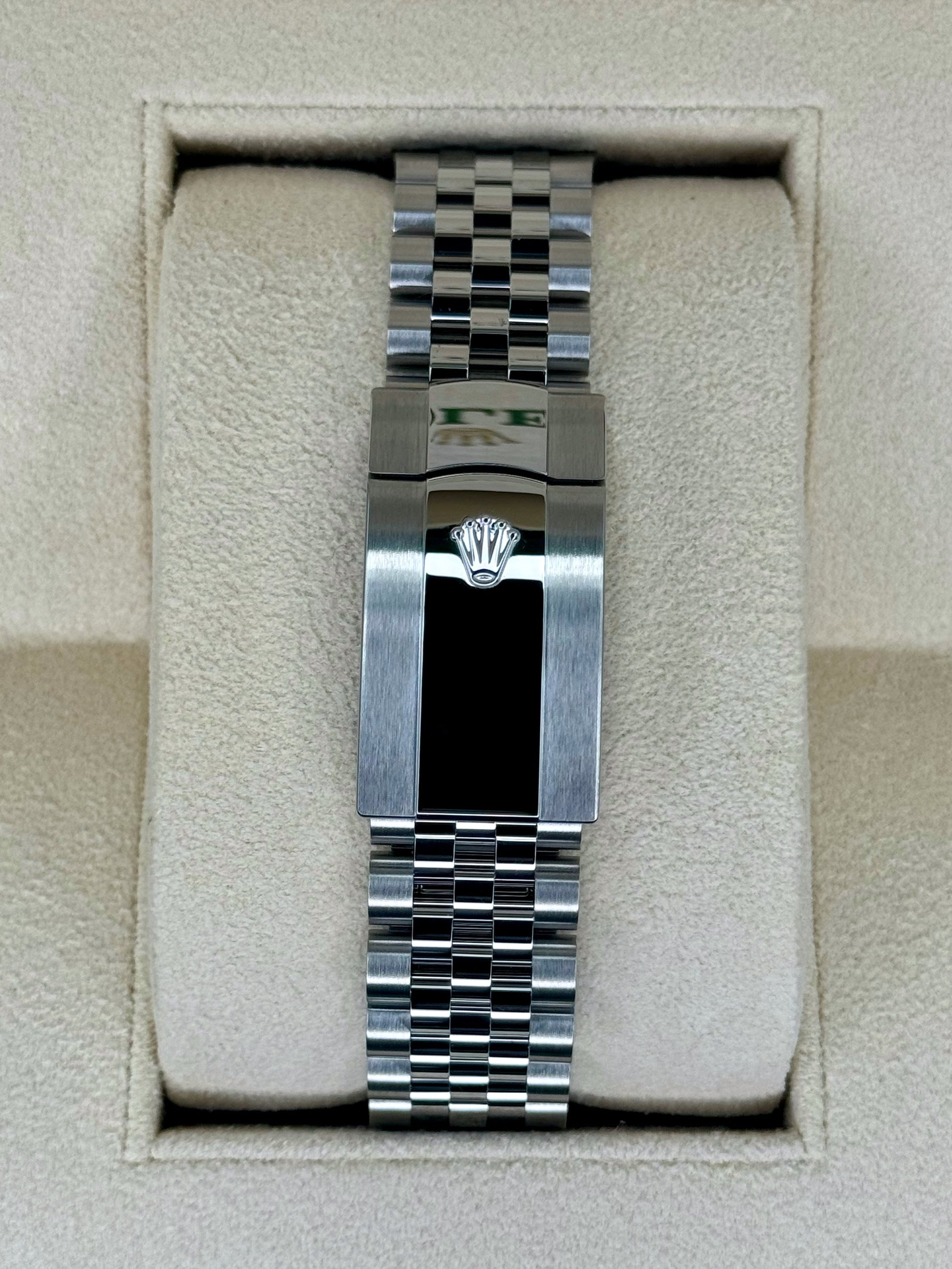 NEW 2025 Rolex Datejust 41mm 126334 Jubilee Black Diamond Dial - MyWatchLLC