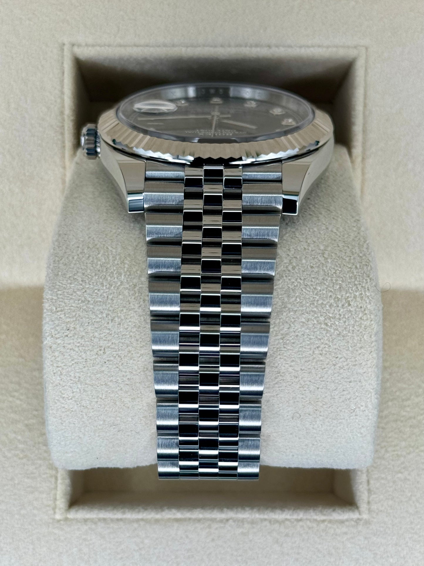 NEW 2025 Rolex Datejust 41mm 126334 Jubilee Black Diamond Dial - MyWatchLLC