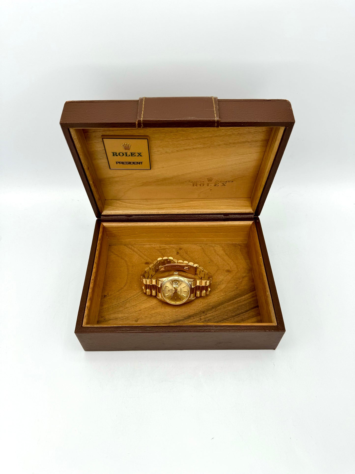 1983 Rolex Day-Date 36mm 18038 Presidential Champagne Dial - MyWatchLLC