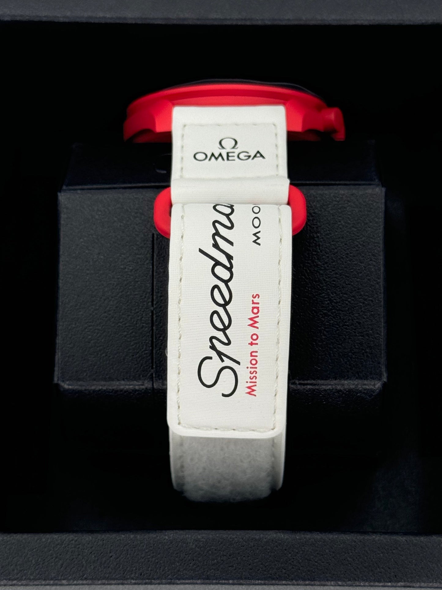 NEW Omega SO33R100 Bioceramic Moon Swatch  - Mission to Mars - MyWatchLLC