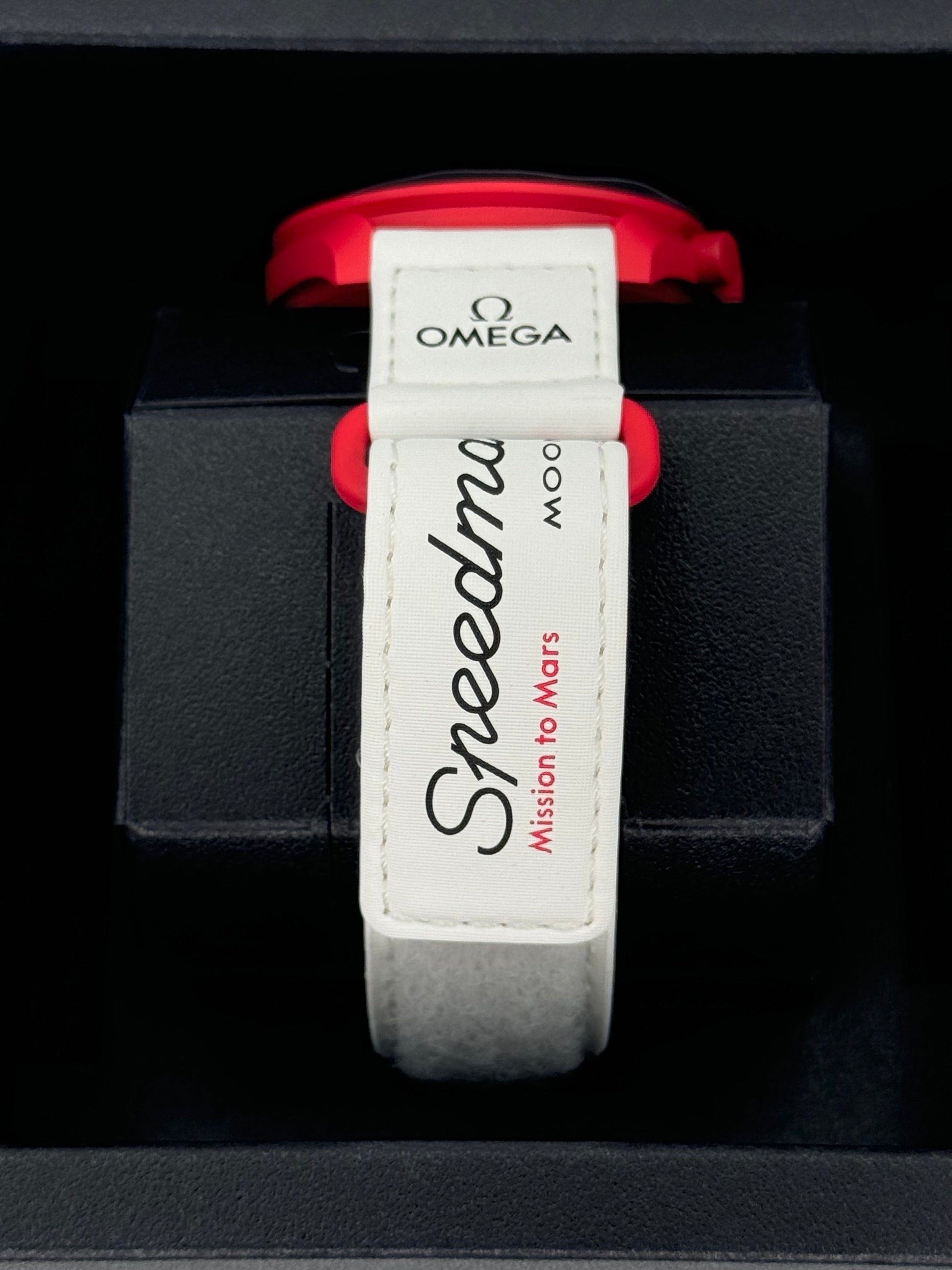 NEW Omega SO33R100 Bioceramic Moon Swatch  - Mission to Mars - MyWatchLLC