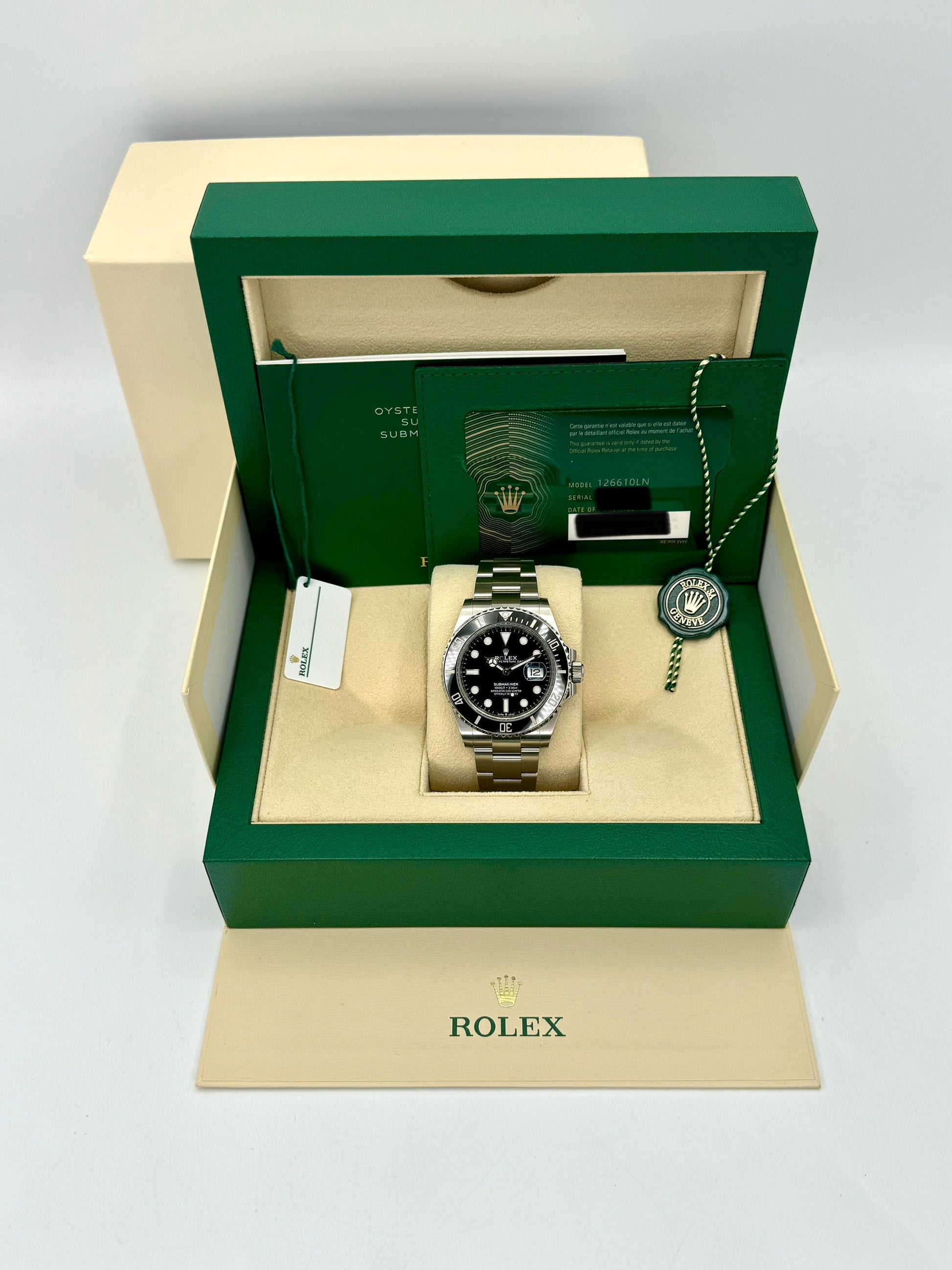 NEW 2024 Rolex Submariner 41mm 126610LN Stainless Steel Black Dial - MyWatchLLC