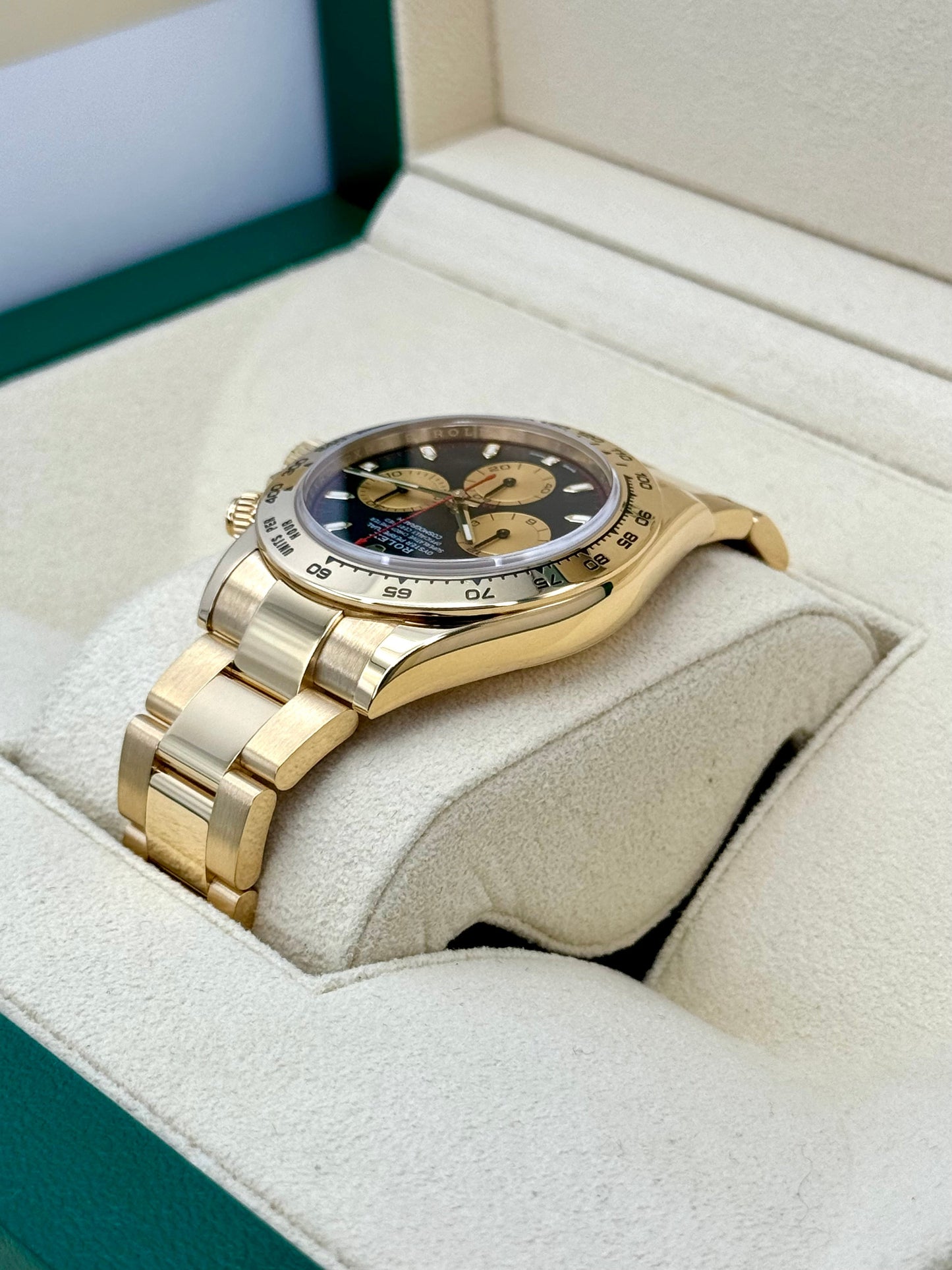 2023 Rolex Daytona "Paul Newman" 40mm 116508 Yellow Gold Black Dial - MyWatchLLC