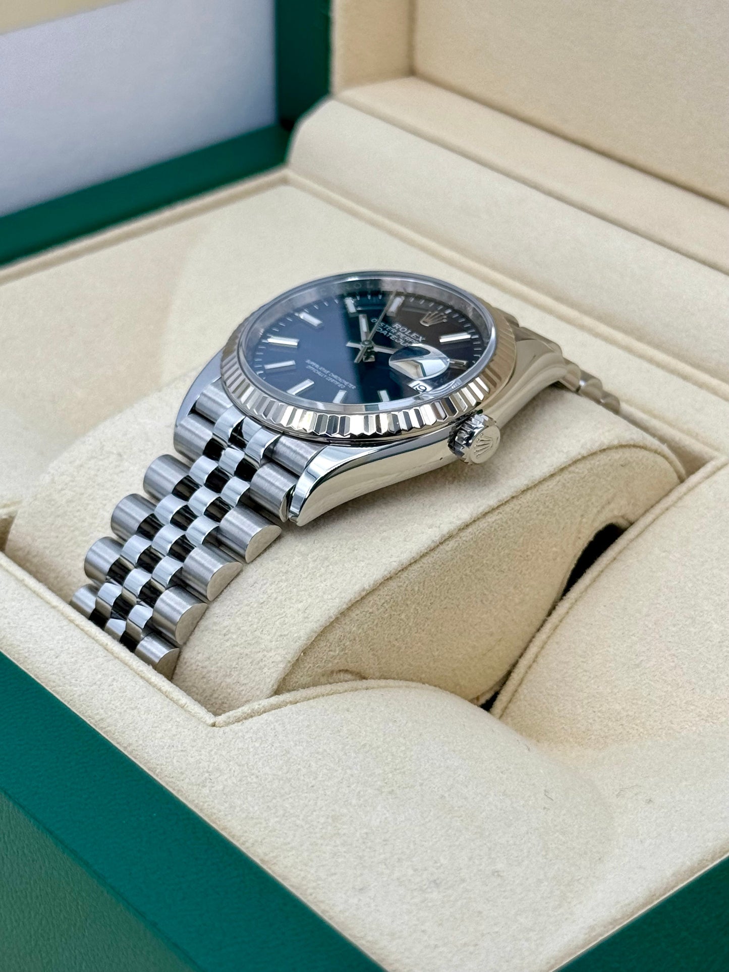 2020 Rolex Datejust 36mm 126234 Stainless Steel Jubilee Blue Dial - MyWatchLLC