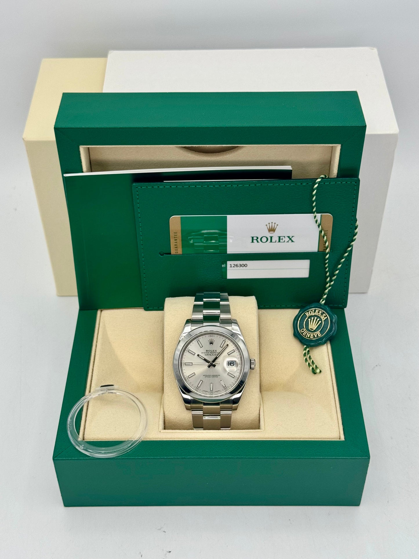 2018 Rolex Datejust 41mm 126300 Stainless Steel Oyster Silver Dial - MyWatchLLC