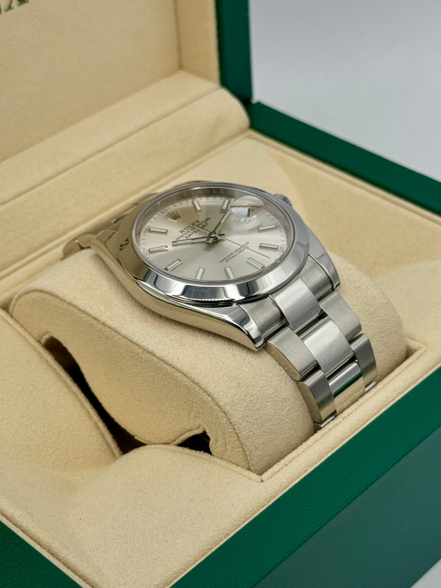 2018 Rolex Datejust 41mm 126300 Stainless Steel Oyster Silver Dial - MyWatchLLC