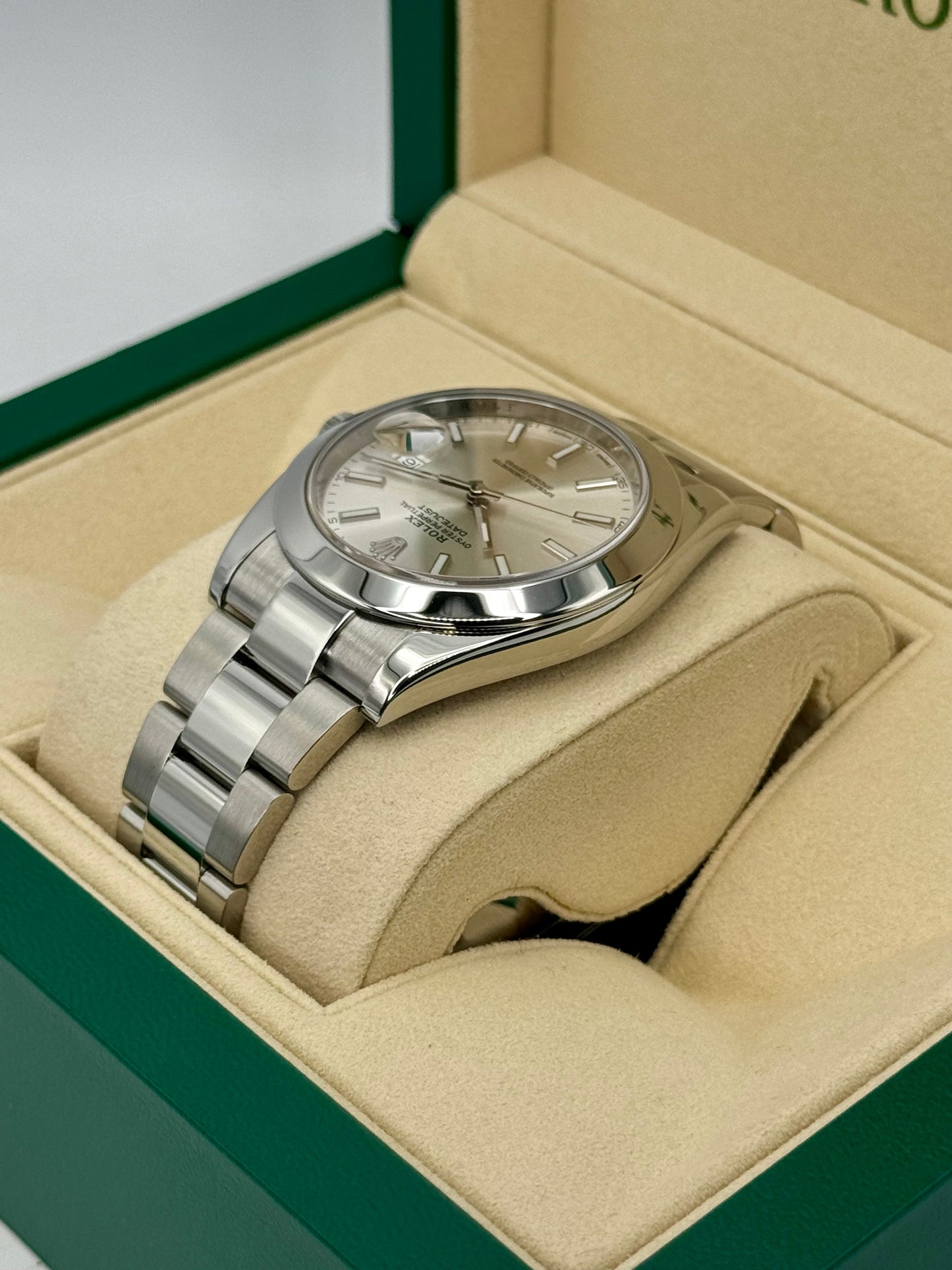 2018 Rolex Datejust 41mm 126300 Stainless Steel Oyster Silver Dial - MyWatchLLC